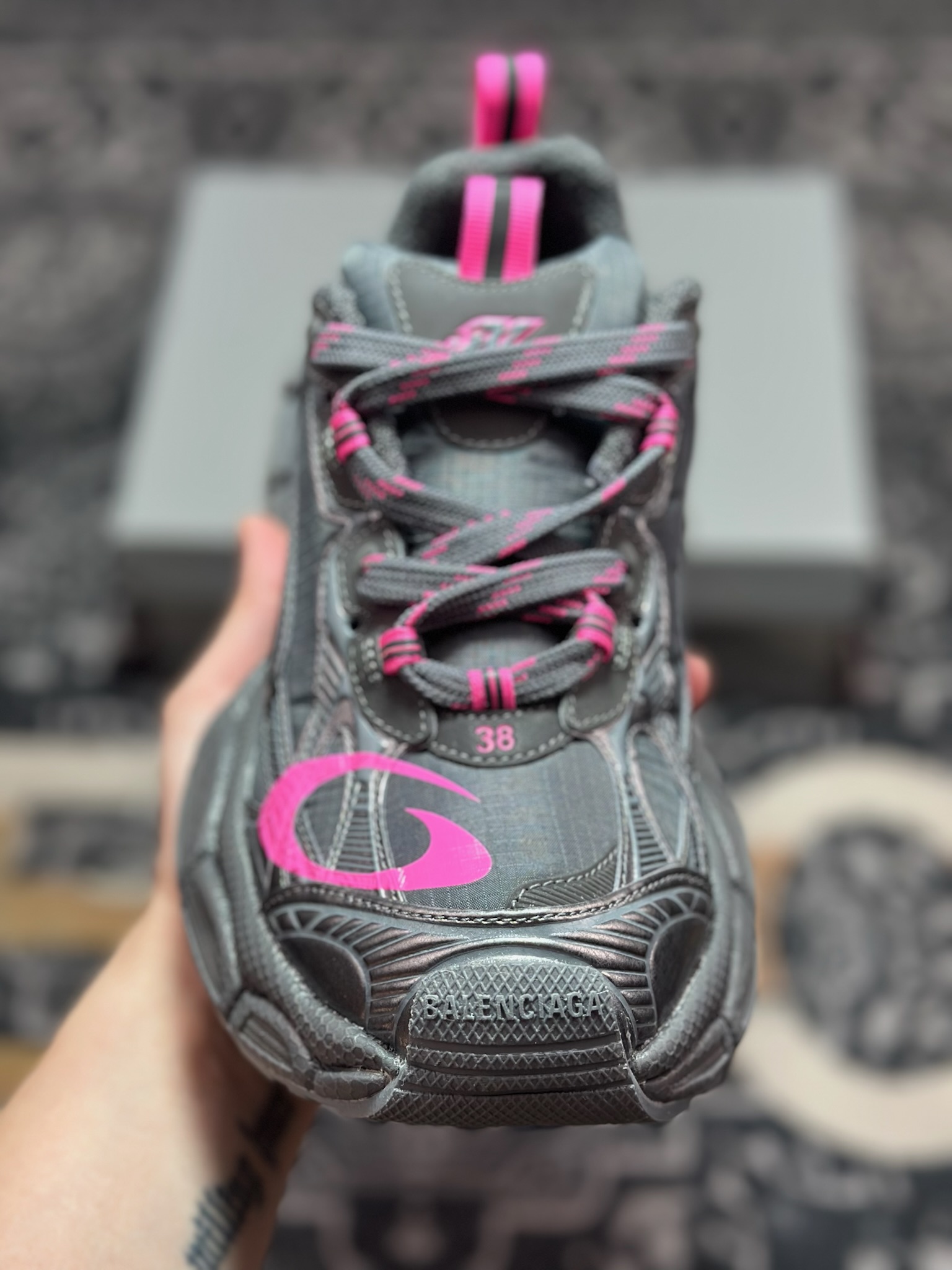 C0350 优选 原装级别Balenciaga 巴黎世家 3XL 做旧复古老爹鞋 734731 巴黎世家十代