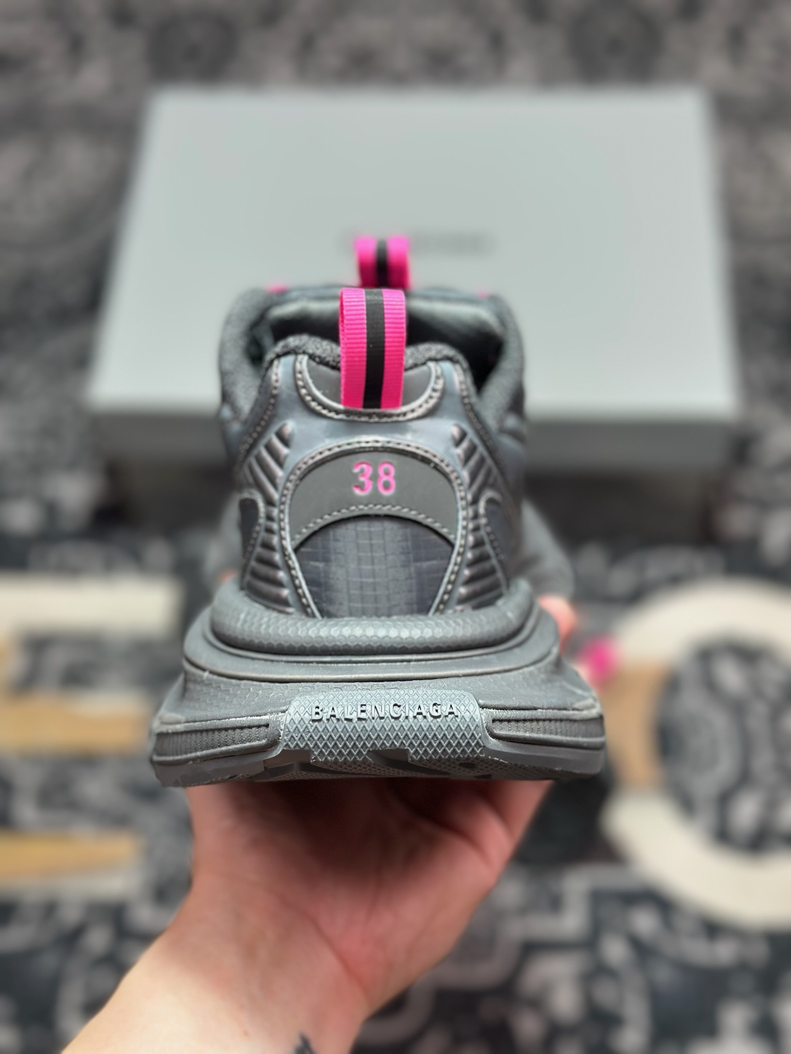 C0350 优选 原装级别Balenciaga 巴黎世家 3XL 做旧复古老爹鞋 734731 巴黎世家十代