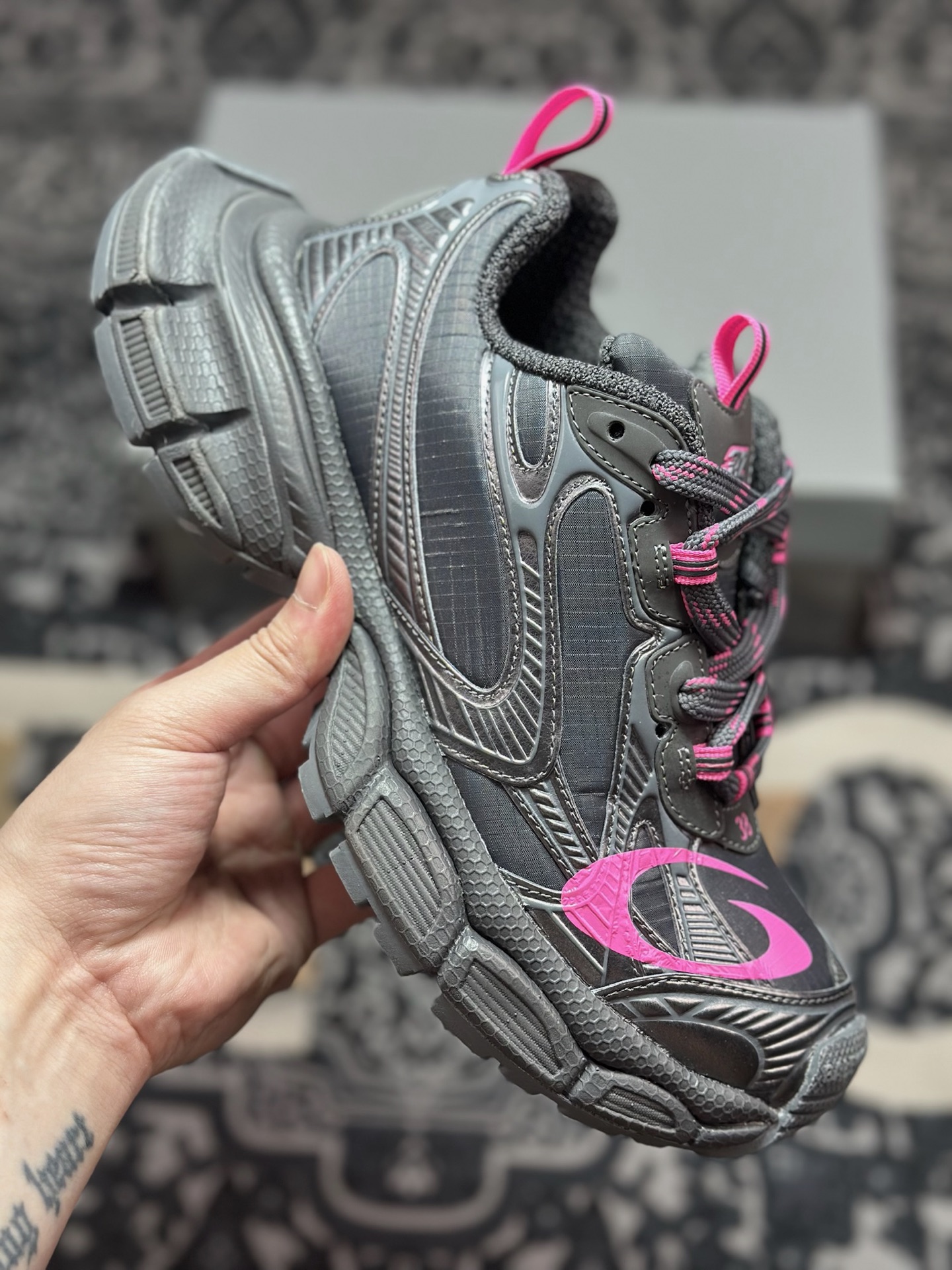 C0350 优选 原装级别Balenciaga 巴黎世家 3XL 做旧复古老爹鞋 734731 巴黎世家十代