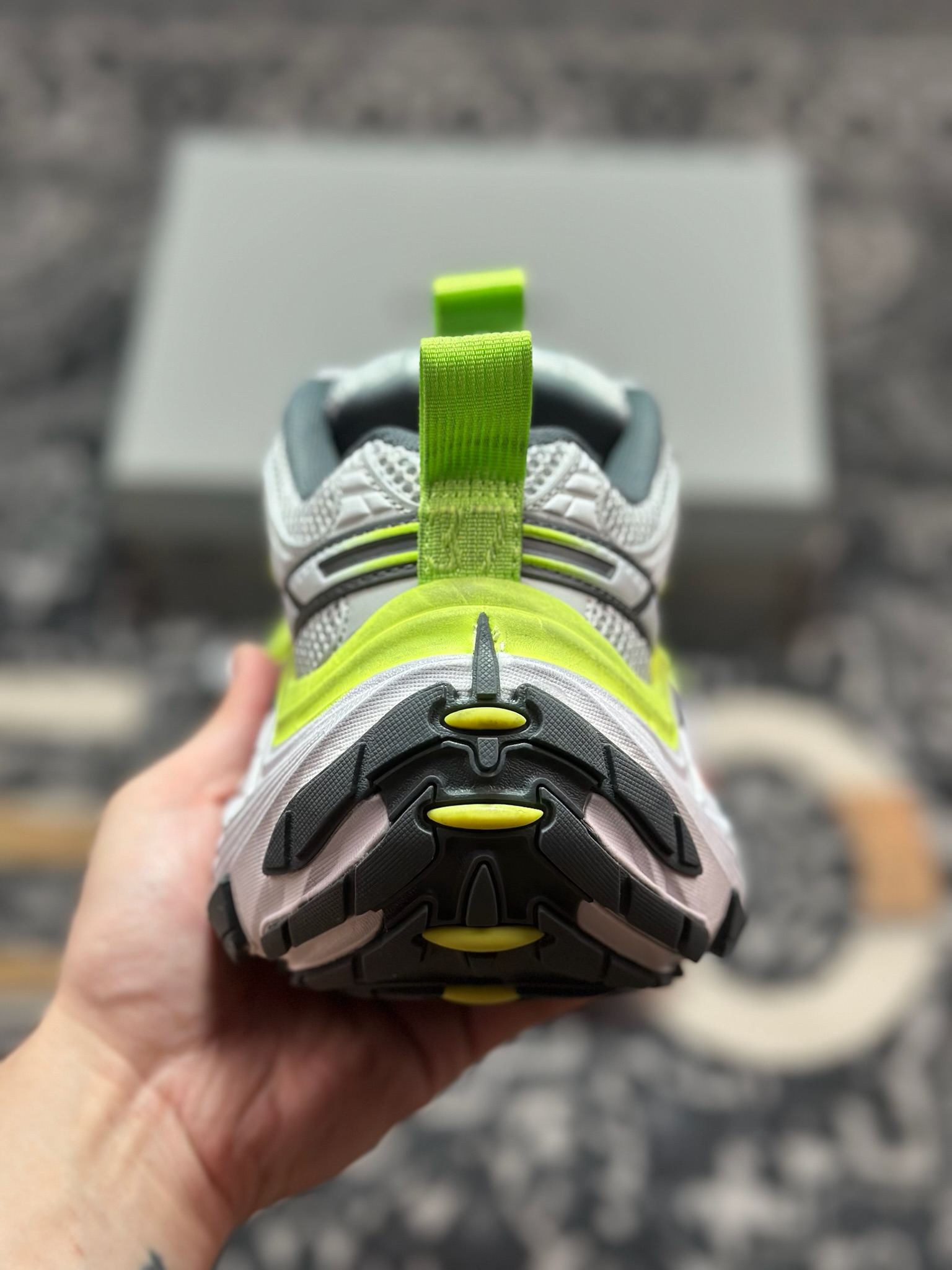 C7420 巴黎世家BALENCIAGA Cargo Sneaker 10XL船型系列低帮复古阔型运动鞋“荧光灰做旧”815853 W2MV2 1937 6XL