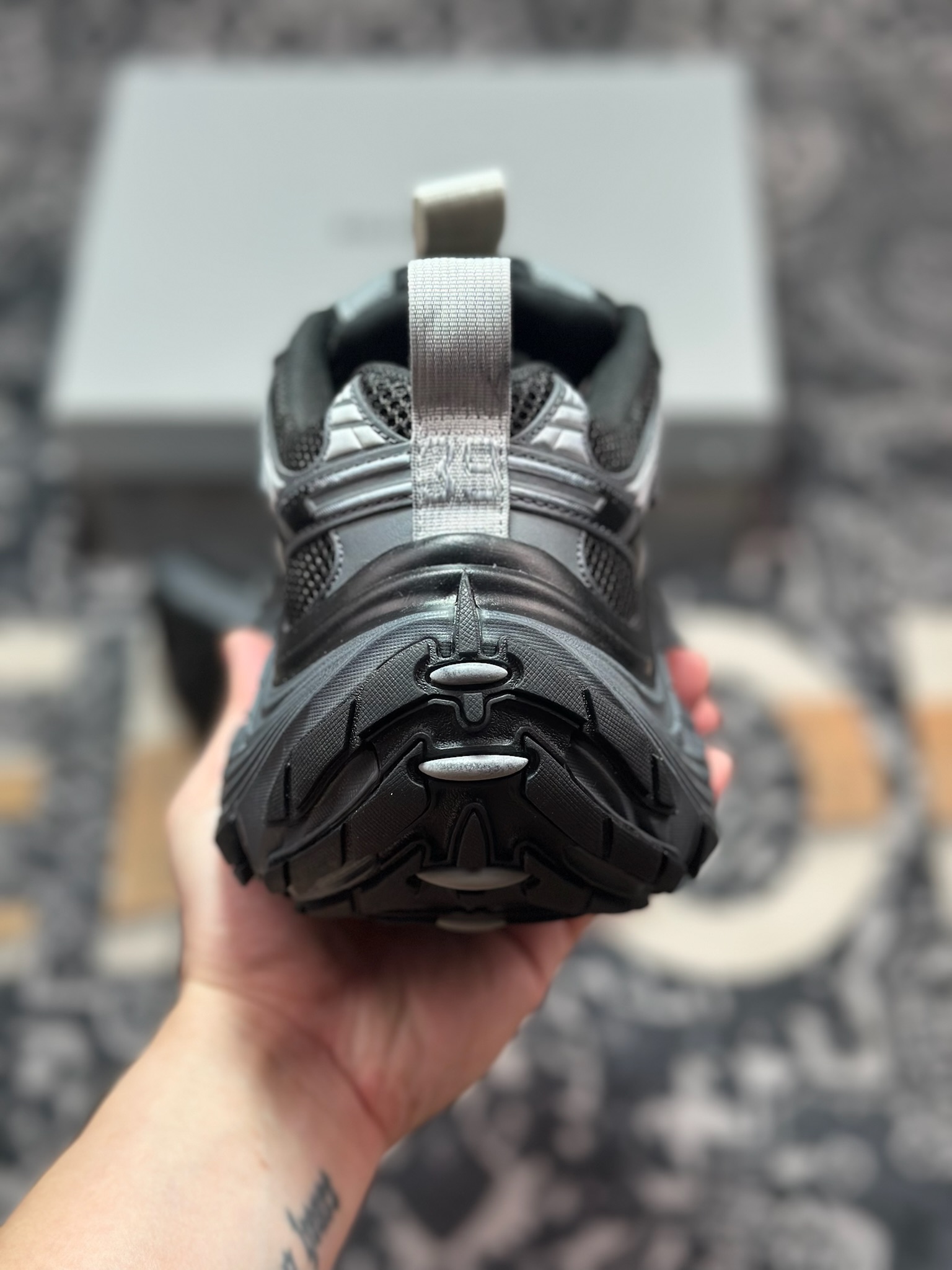 C7420 巴黎世家BALENCIAGA Cargo Sneaker 10XL船型系列低帮复古阔型厚底底姥爹风潮流百搭休闲运动鞋“全黑做旧”815853 W2MV2 0125 6XL-Chinese UA Cheap High Quatity Brand Clothes Bags handbags Sneakers wholesale wholesaler seller from China Factory suppliers Fashion Clothing Shoes best Quality Beautiful Price C7420 巴黎世家BALENCIAGA Cargo Sneaker 10XL船型系列低帮复古阔型厚底底姥爹风潮流百搭休闲运动鞋“全黑做旧”815853 W2MV2 0125 6XL