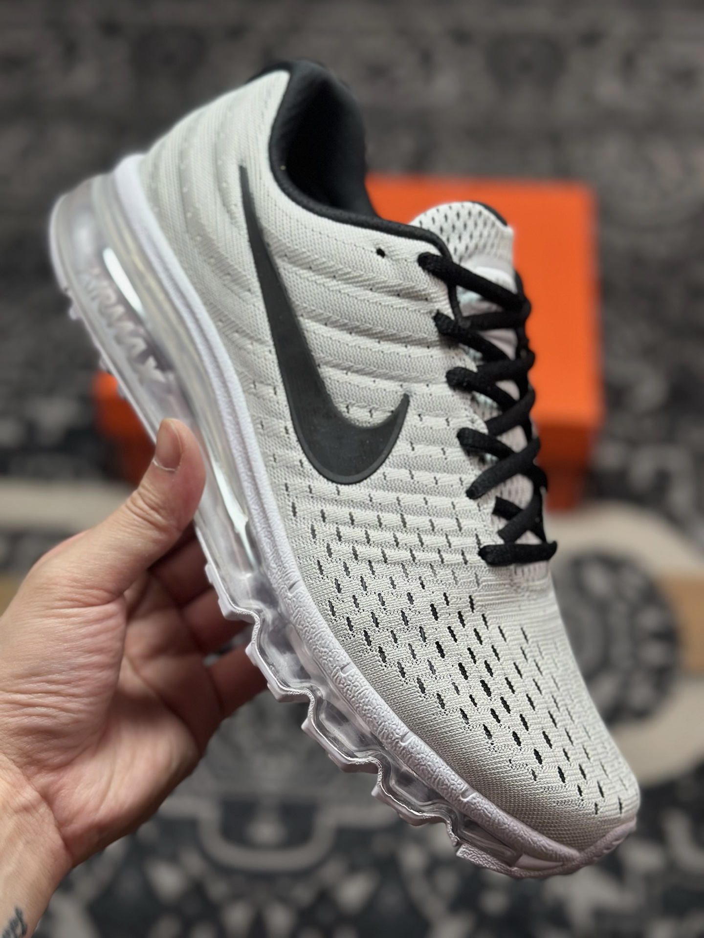 A5180 原厂级别 Nike Air Max 2017 全掌气垫鞋 849559-100-Chinese UA Cheap High Quatity Brand Clothes Bags handbags Sneakers wholesale wholesaler seller from China Factory suppliers Fashion Clothing Shoes best Quality Beautiful Price A5180 原厂级别 Nike Air Max 2017 全掌气垫鞋 849559-100