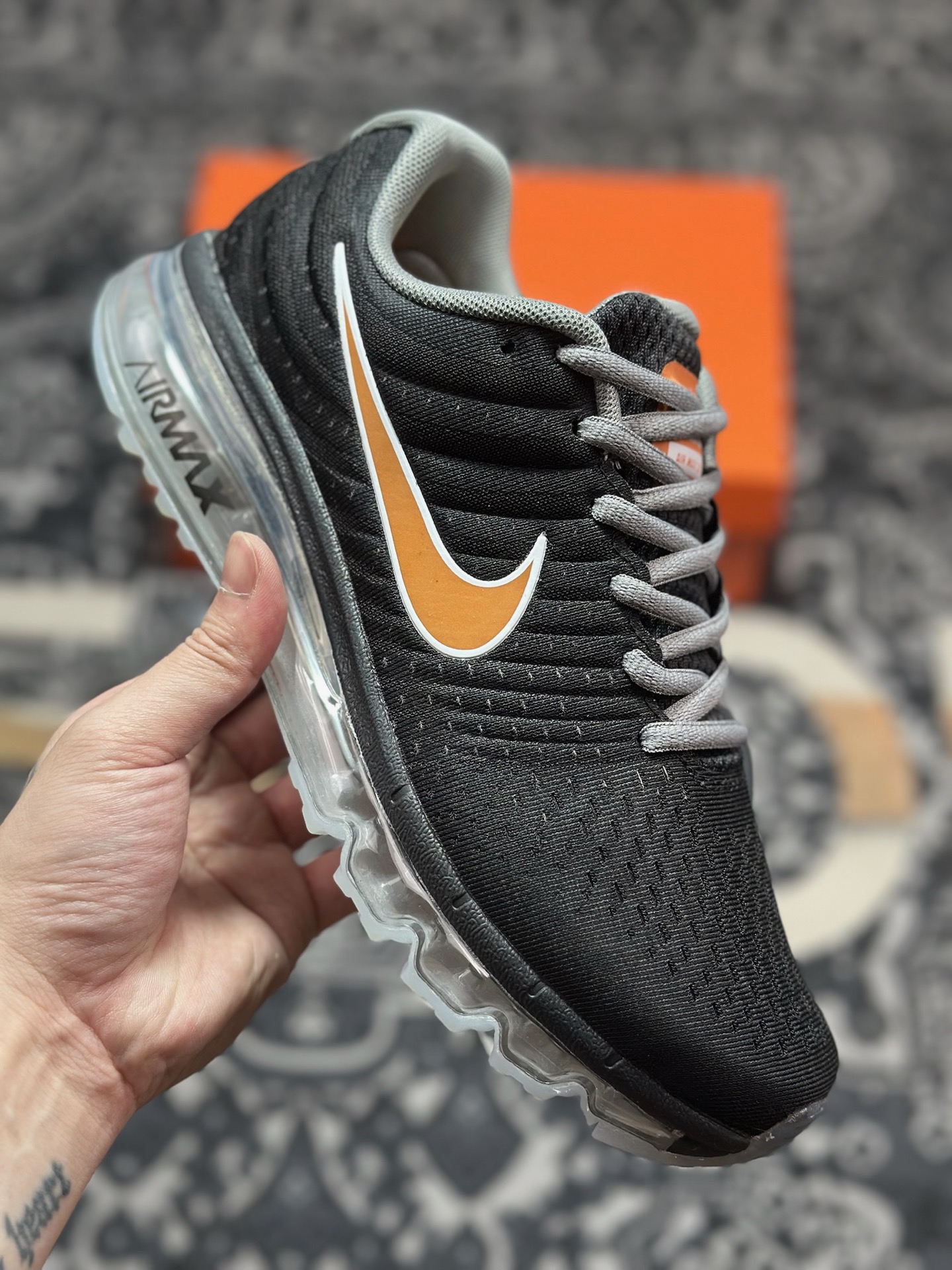 A5180 原厂级别 Nike Air Max 2017 全掌气垫鞋 849560-008-Chinese UA Cheap High Quatity Brand Clothes Bags handbags Sneakers wholesale wholesaler seller from China Factory suppliers Fashion Clothing Shoes best Quality Beautiful Price A5180 原厂级别 Nike Air Max 2017 全掌气垫鞋 849560-008