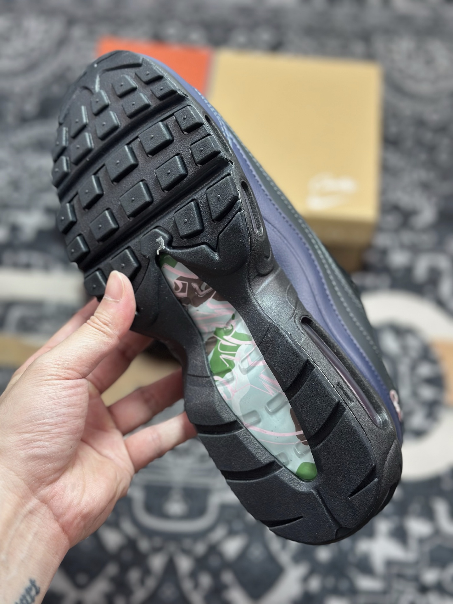 A820 Corteiz x NK Air Max 95 黑蓝粉 FB2709-001-Chinese UA Cheap High Quatity Brand Clothes Bags handbags Sneakers wholesale wholesaler seller from China Factory suppliers Fashion Clothing Shoes best Quality Beautiful Price A820 Corteiz x NK Air Max 95 黑蓝粉 FB2709-001