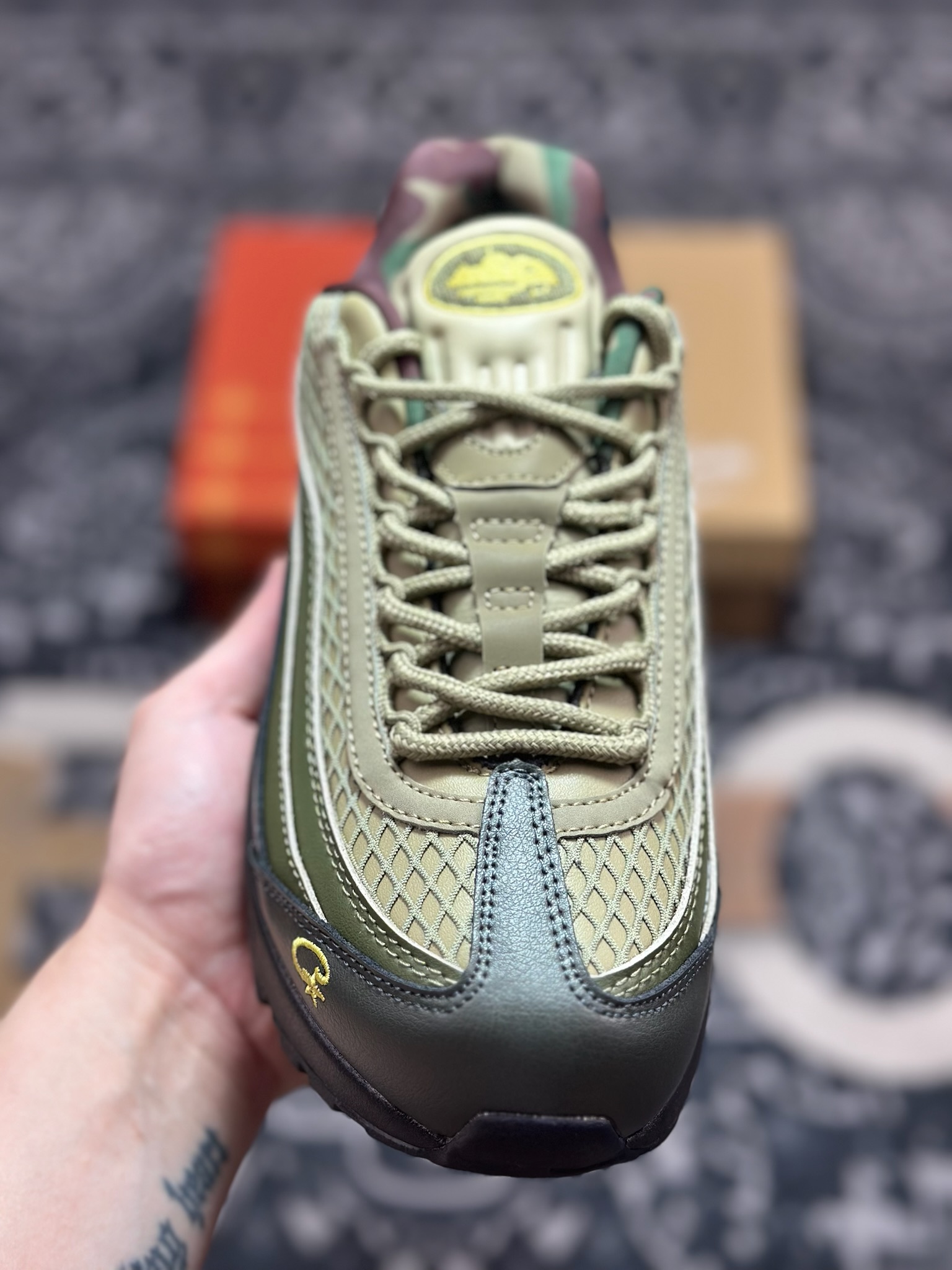 Corteiz x NK Air Max 95 军绿色 FB2709-300