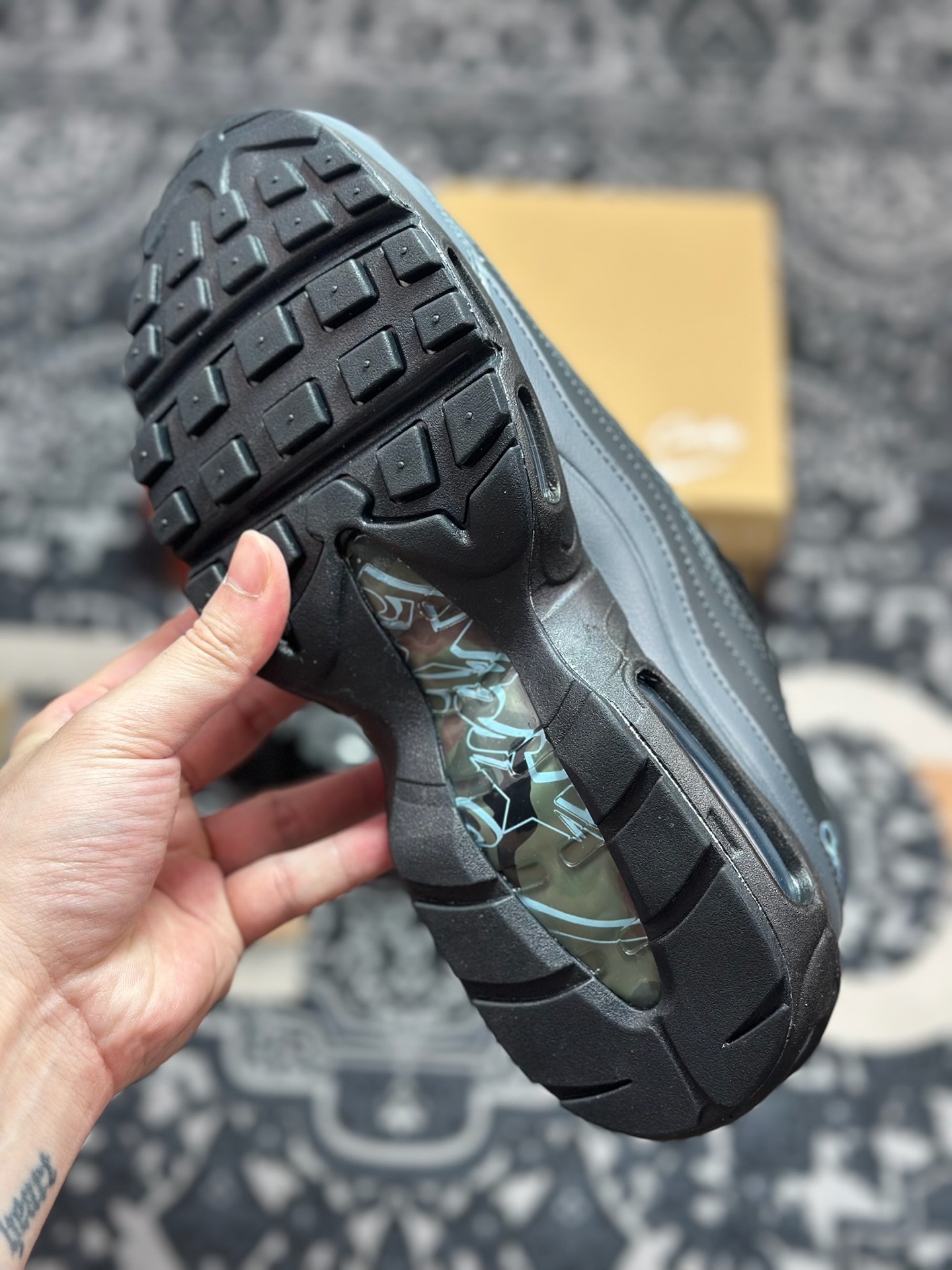 A822 Corteiz x NK Air Max 95 黑蓝 FB2709-002-Chinese UA Cheap High Quatity Brand Clothes Bags handbags Sneakers wholesale wholesaler seller from China Factory suppliers Fashion Clothing Shoes best Quality Beautiful Price A822 Corteiz x NK Air Max 95 黑蓝 FB2709-002