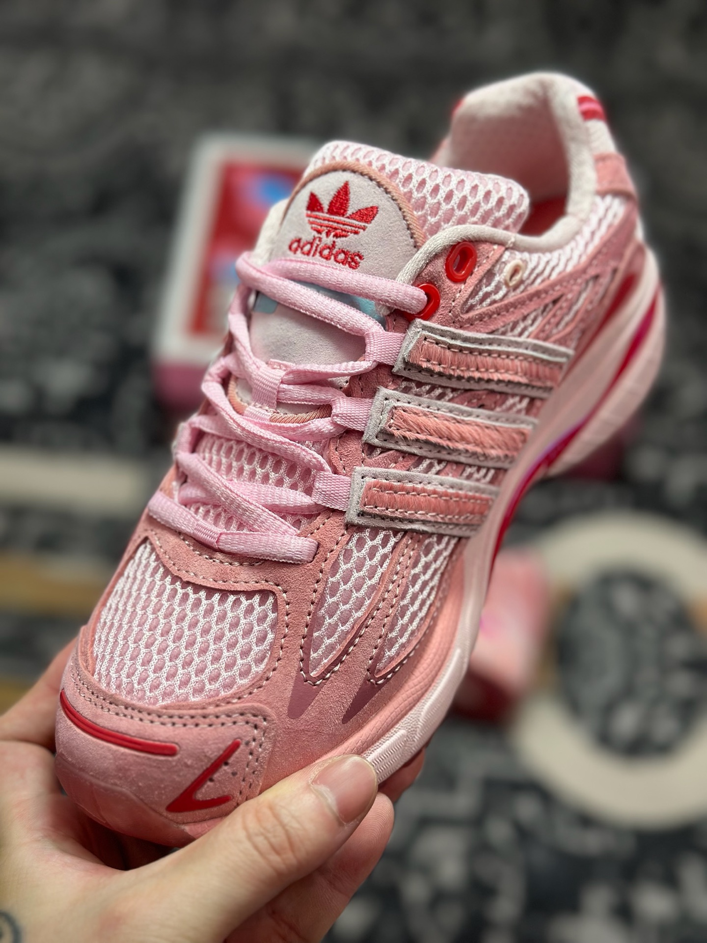 B320 Unheardof x AD Originals Adistar Cushion 粉红 复古前卫科技休闲运动老爹鞋 JS2974-Chinese UA Cheap High Quatity Brand Clothes Bags handbags Sneakers wholesale wholesaler seller from China Factory suppliers Fashion Clothing Shoes best Quality Beautiful Price B320 Unheardof x AD Originals Adistar Cushion 粉红 复古前卫科技休闲运动老爹鞋 JS2974