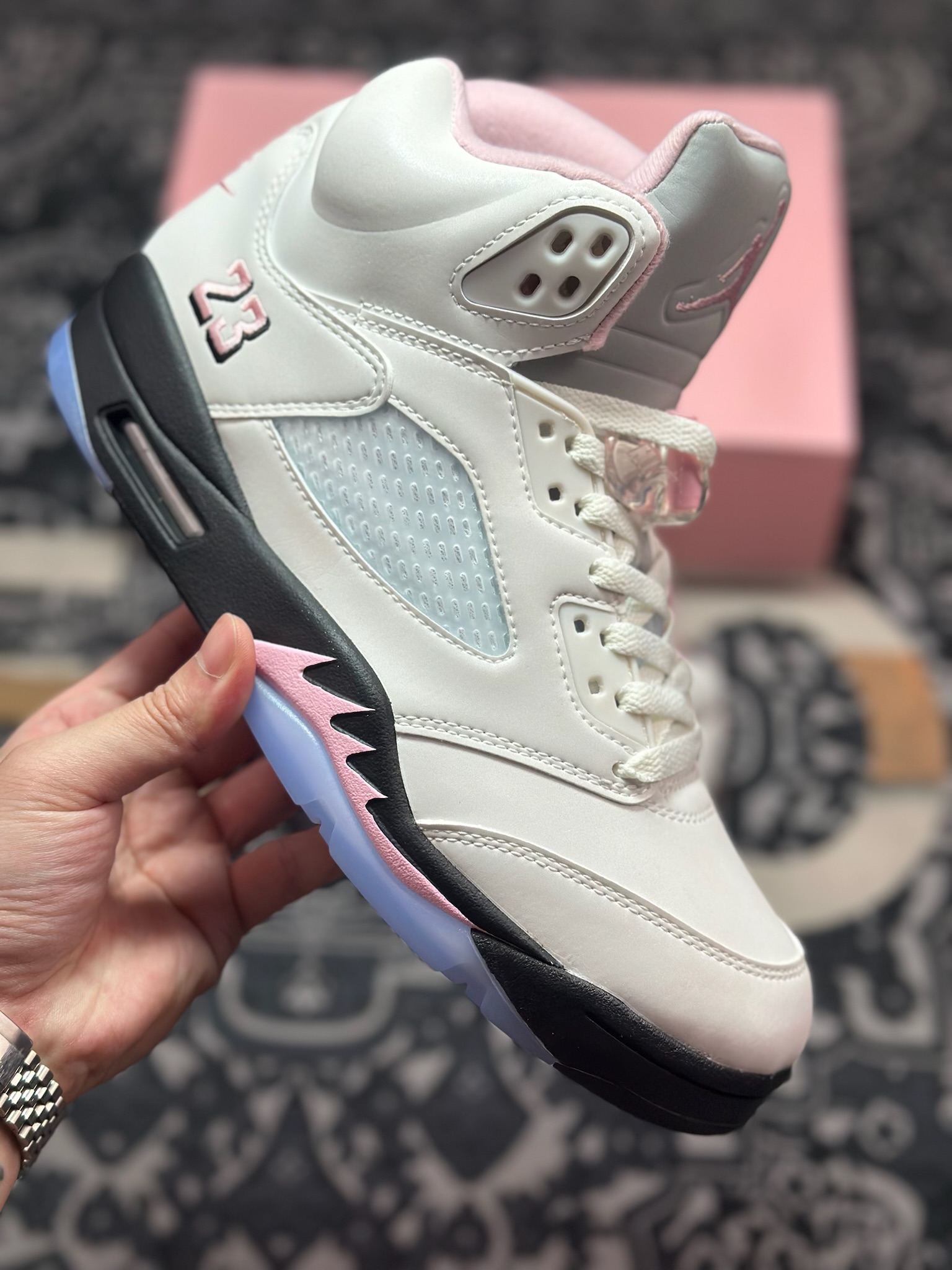 Jordan Air Jordan 5 ” Medium Soft Pink ” AJ5乔5 文化篮球鞋 HQ7978-102