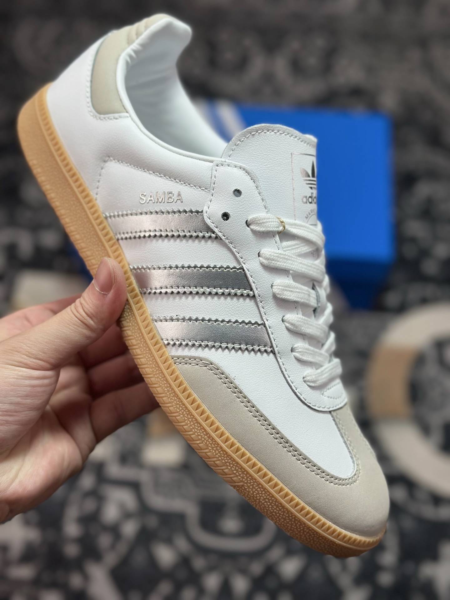 A460 adidoriginals Samba OG 米银白色 JI2725-Chinese UA Cheap High Quatity Brand Clothes Bags handbags Sneakers wholesale wholesaler seller from China Factory suppliers Fashion Clothing Shoes best Quality Beautiful Price A460 adidoriginals Samba OG 米银白色 JI2725