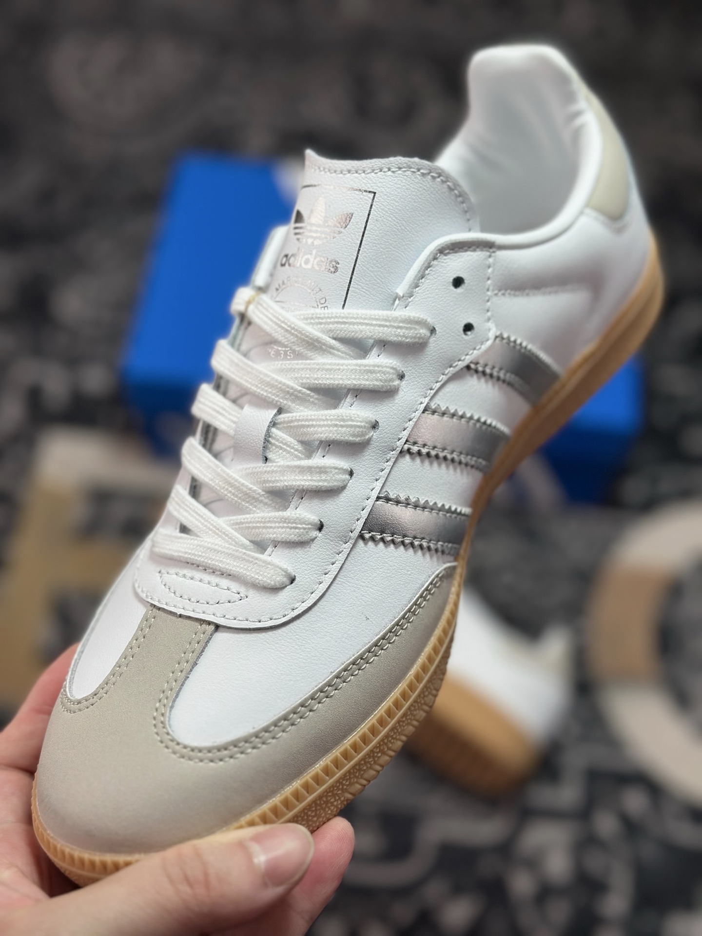 A460 adidoriginals Samba OG 米银白色 JI2725-Chinese UA Cheap High Quatity Brand Clothes Bags handbags Sneakers wholesale wholesaler seller from China Factory suppliers Fashion Clothing Shoes best Quality Beautiful Price A460 adidoriginals Samba OG 米银白色 JI2725