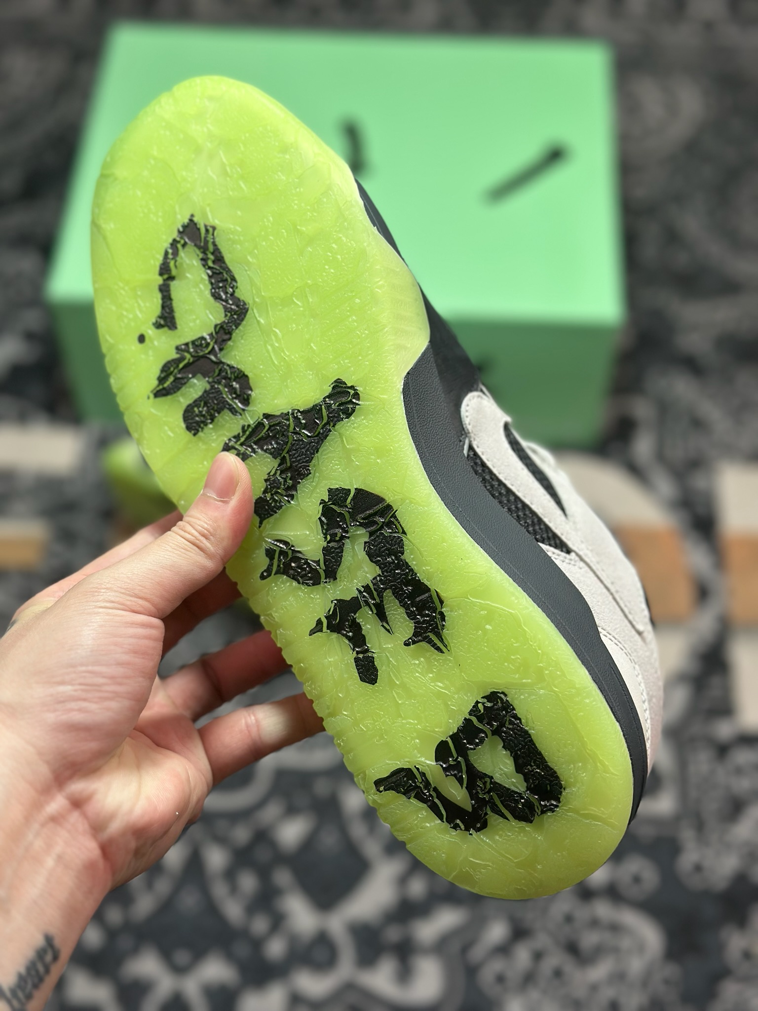 优选  纯原版本 Travis Scott x Air Jordan Executive The Check 联名款复古文化篮球鞋 IH7971-001