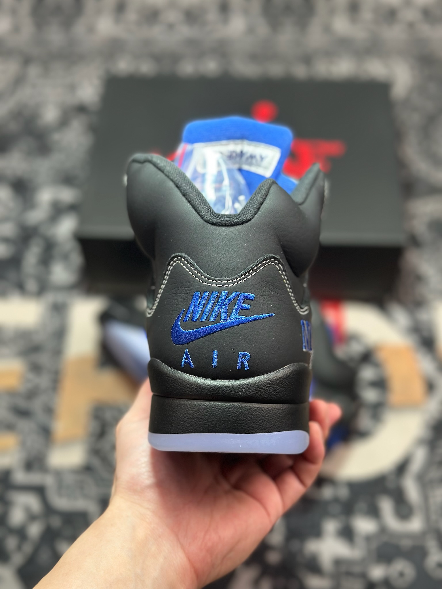 D040 优选 Awake NY x联名 Air Jordan 5 黑蓝 DV4982-004-Chinese UA Cheap High Quatity Brand Clothes Bags handbags Sneakers wholesale wholesaler seller from China Factory suppliers Fashion Clothing Shoes best Quality Beautiful Price D040 优选 Awake NY x联名 Air Jordan 5 黑蓝 DV4982-004