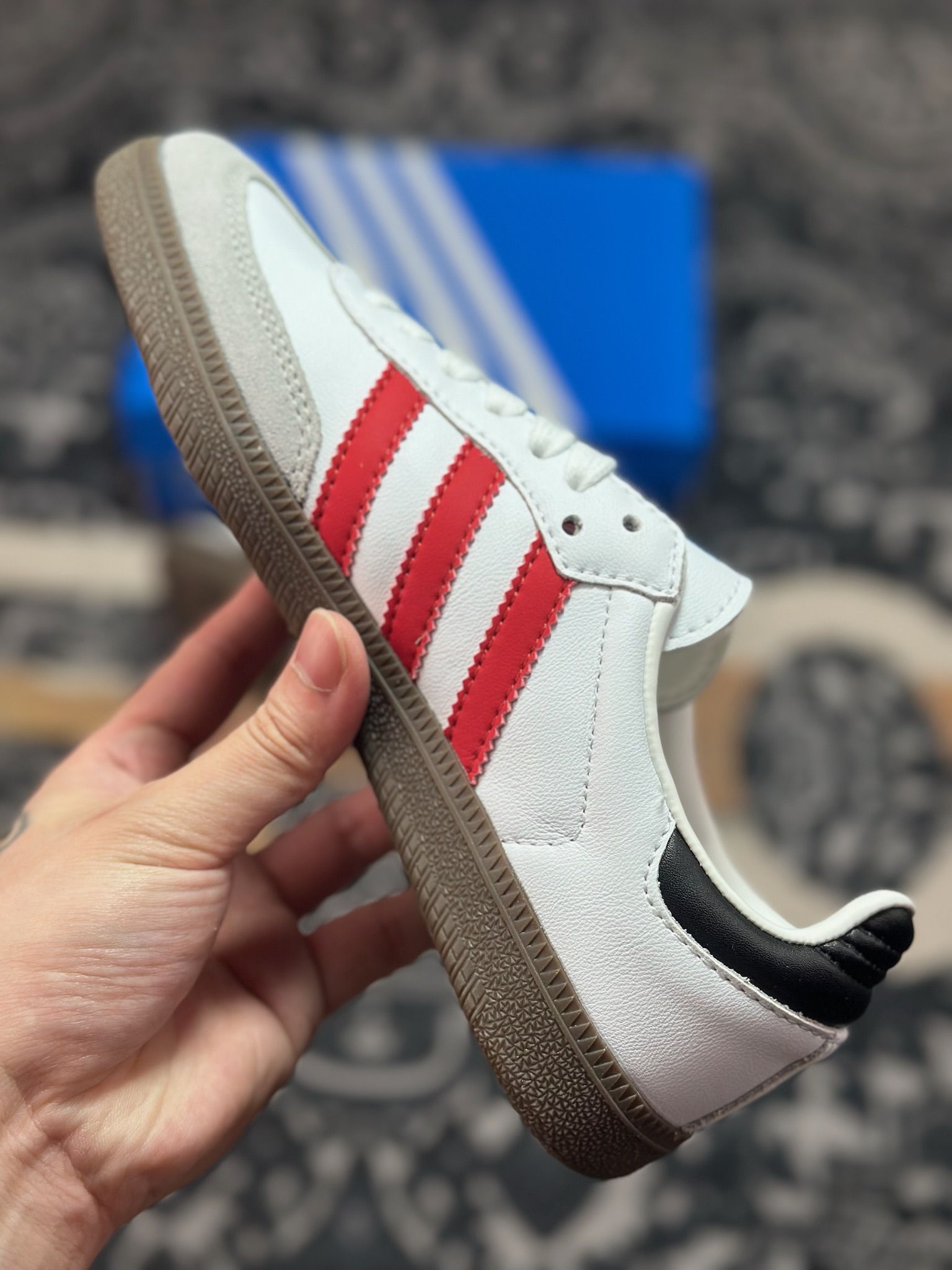 A410 adidoriginals SAMBA OG 气泡水母 可可小猫 白红 B75806-Chinese UA Cheap High Quatity Brand Clothes Bags handbags Sneakers wholesale wholesaler seller from China Factory suppliers Fashion Clothing Shoes best Quality Beautiful Price A410 adidoriginals SAMBA OG 气泡水母 可可小猫 白红 B75806