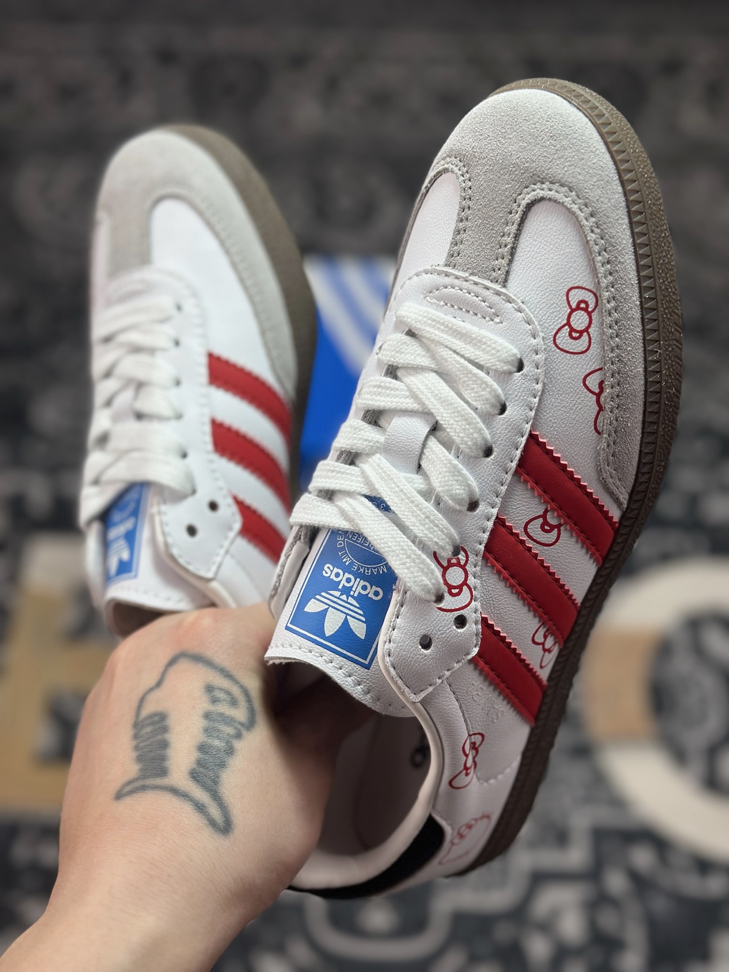 A410 adidoriginals SAMBA OG 气泡水母 可可小猫 白红 B75806-Chinese UA Cheap High Quatity Brand Clothes Bags handbags Sneakers wholesale wholesaler seller from China Factory suppliers Fashion Clothing Shoes best Quality Beautiful Price A410 adidoriginals SAMBA OG 气泡水母 可可小猫 白红 B75806