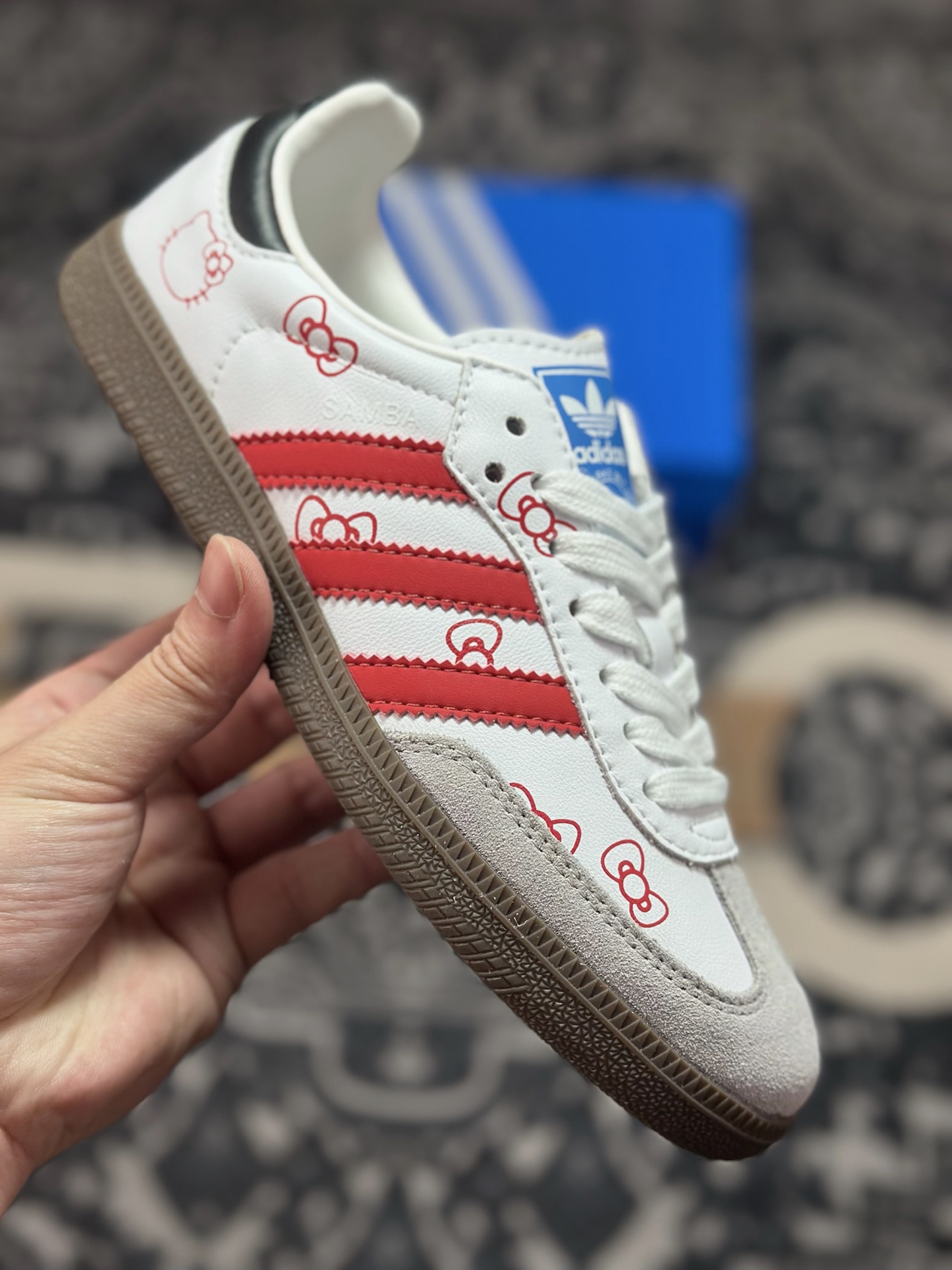 A410 adidoriginals SAMBA OG 气泡水母 可可小猫 白红 B75806-Chinese UA Cheap High Quatity Brand Clothes Bags handbags Sneakers wholesale wholesaler seller from China Factory suppliers Fashion Clothing Shoes best Quality Beautiful Price A410 adidoriginals SAMBA OG 气泡水母 可可小猫 白红 B75806