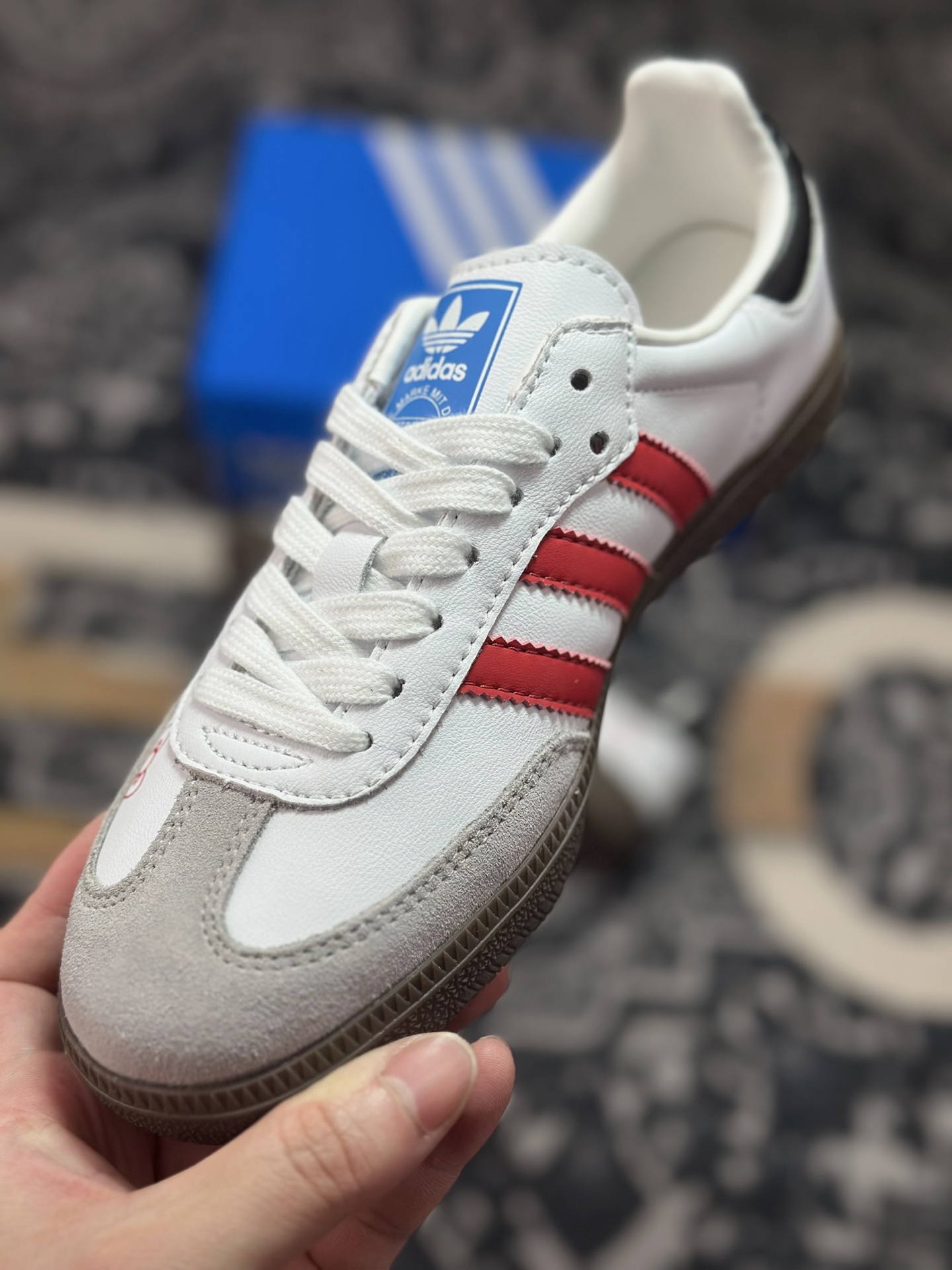 A410 adidoriginals SAMBA OG 气泡水母 可可小猫 白红 B75806-Chinese UA Cheap High Quatity Brand Clothes Bags handbags Sneakers wholesale wholesaler seller from China Factory suppliers Fashion Clothing Shoes best Quality Beautiful Price A410 adidoriginals SAMBA OG 气泡水母 可可小猫 白红 B75806