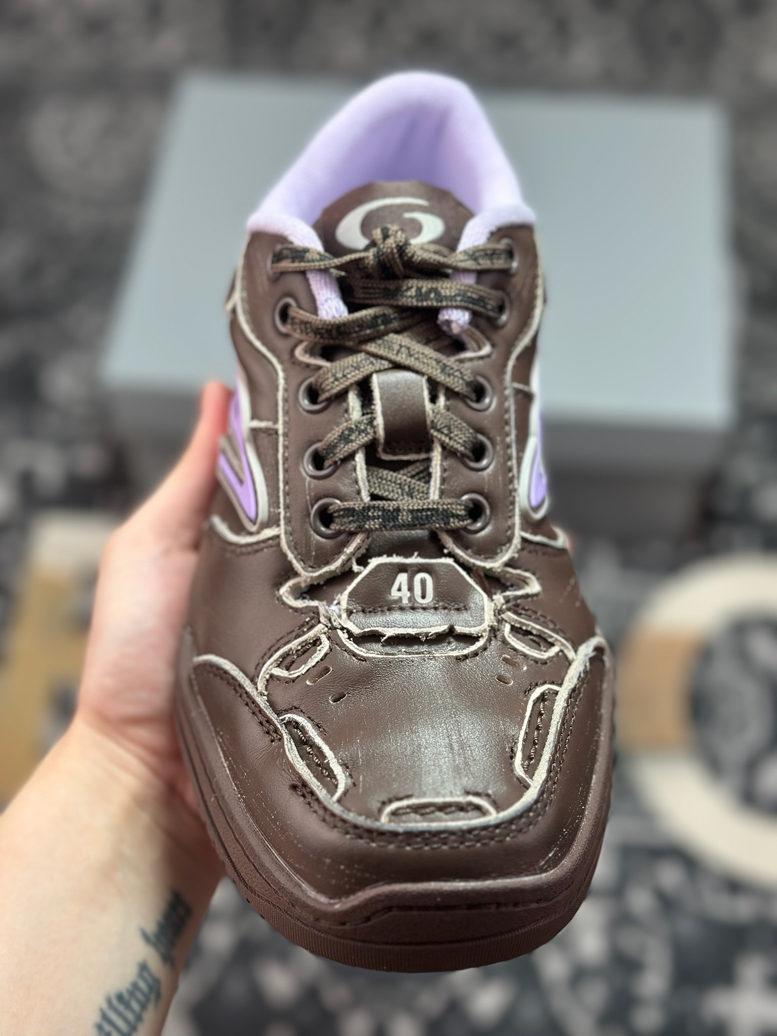 D280 优选 Balenciaga 巴黎世家 Hamptons 手工做旧款 牛皮革 复古圆头系带低帮休闲鞋-Chinese UA Cheap High Quatity Brand Clothes Bags handbags Sneakers wholesale wholesaler seller from China Factory suppliers Fashion Clothing Shoes best Quality Beautiful Price D280 优选 Balenciaga 巴黎世家 Hamptons 手工做旧款 牛皮革 复古圆头系带低帮休闲鞋