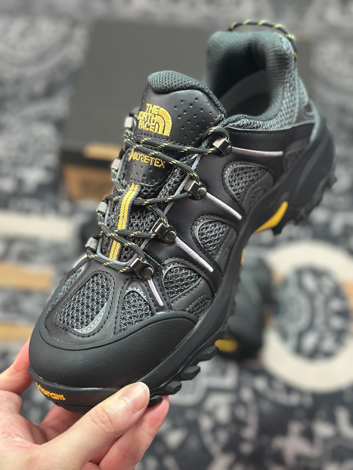 B320  北面THE NORTH FACE Hedgehog系列 网布 舒适 防滑耐磨防水透气抓地 低帮 徒步鞋 NF0A8ADUKT0-095