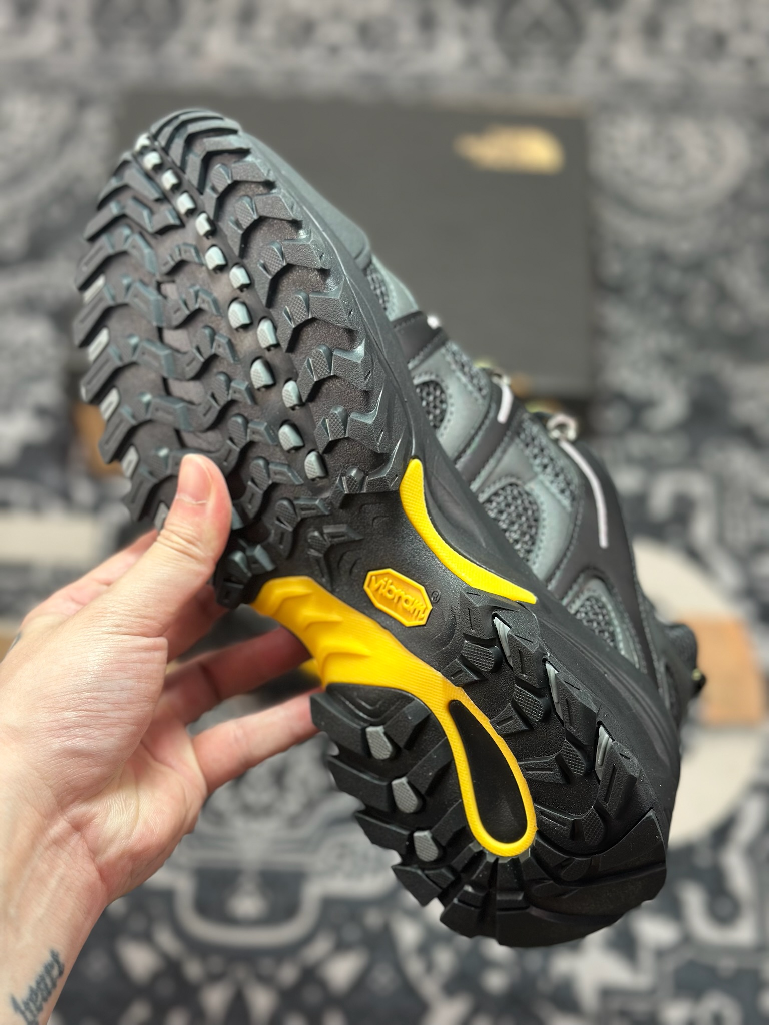 B320  北面THE NORTH FACE Hedgehog系列 网布 舒适 防滑耐磨防水透气抓地 低帮 徒步鞋 NF0A8ADUKT0-095