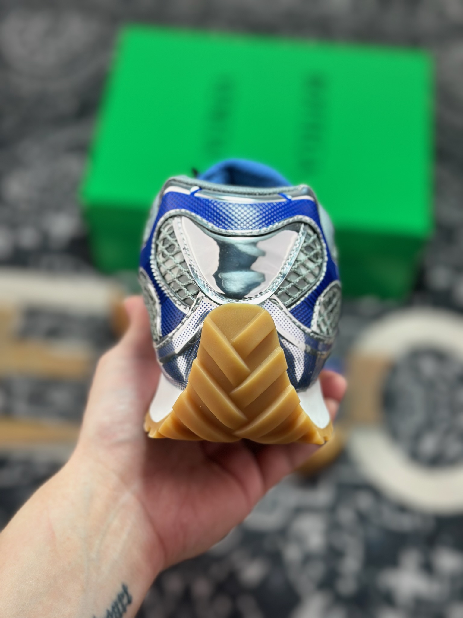 B600 Bottega Veneta葆蝶家 Orbit 织物 圆头系带跑鞋 此-Chinese UA Cheap High Quatity Brand Clothes Bags handbags Sneakers wholesale wholesaler seller from China Factory suppliers Fashion Clothing Shoes best Quality Beautiful Price B600 Bottega Veneta葆蝶家 Orbit 织物 圆头系带跑鞋 此