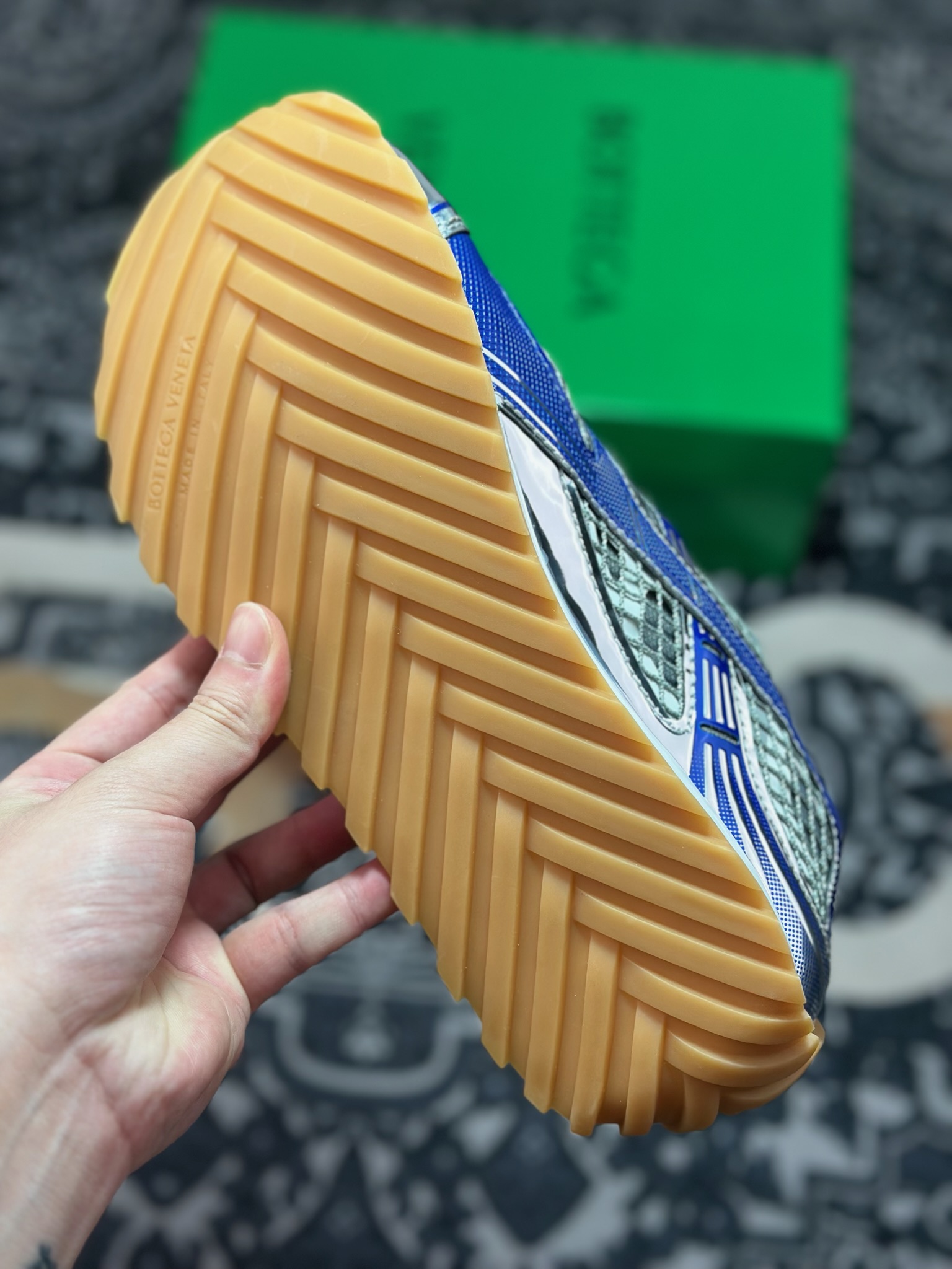 B600 Bottega Veneta葆蝶家 Orbit 织物 圆头系带跑鞋 此-Chinese UA Cheap High Quatity Brand Clothes Bags handbags Sneakers wholesale wholesaler seller from China Factory suppliers Fashion Clothing Shoes best Quality Beautiful Price B600 Bottega Veneta葆蝶家 Orbit 织物 圆头系带跑鞋 此