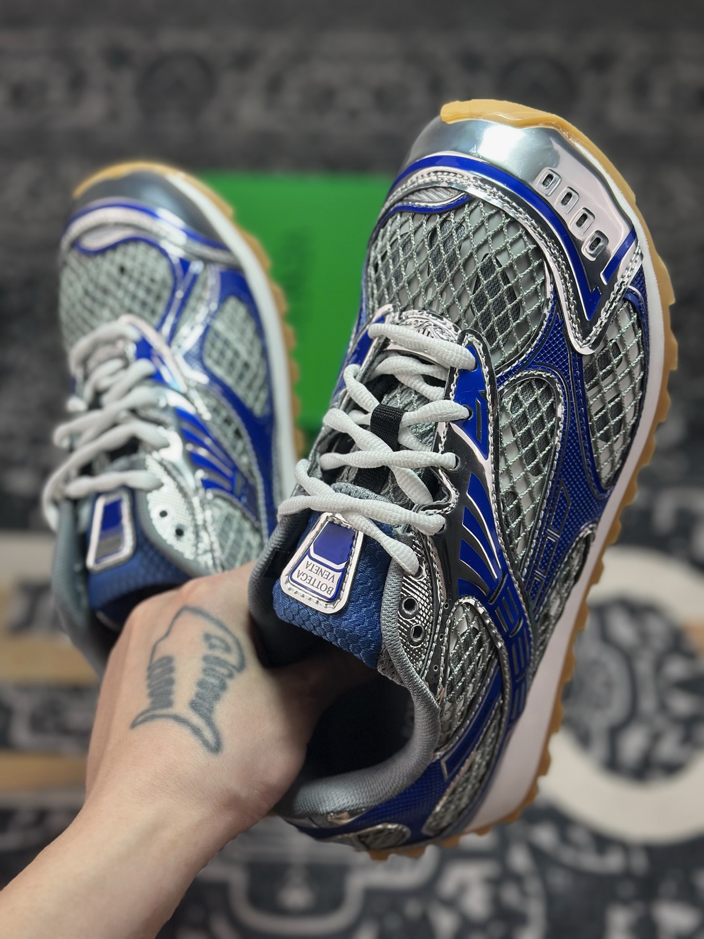 B600 Bottega Veneta葆蝶家 Orbit 织物 圆头系带跑鞋 此-Chinese UA Cheap High Quatity Brand Clothes Bags handbags Sneakers wholesale wholesaler seller from China Factory suppliers Fashion Clothing Shoes best Quality Beautiful Price B600 Bottega Veneta葆蝶家 Orbit 织物 圆头系带跑鞋 此