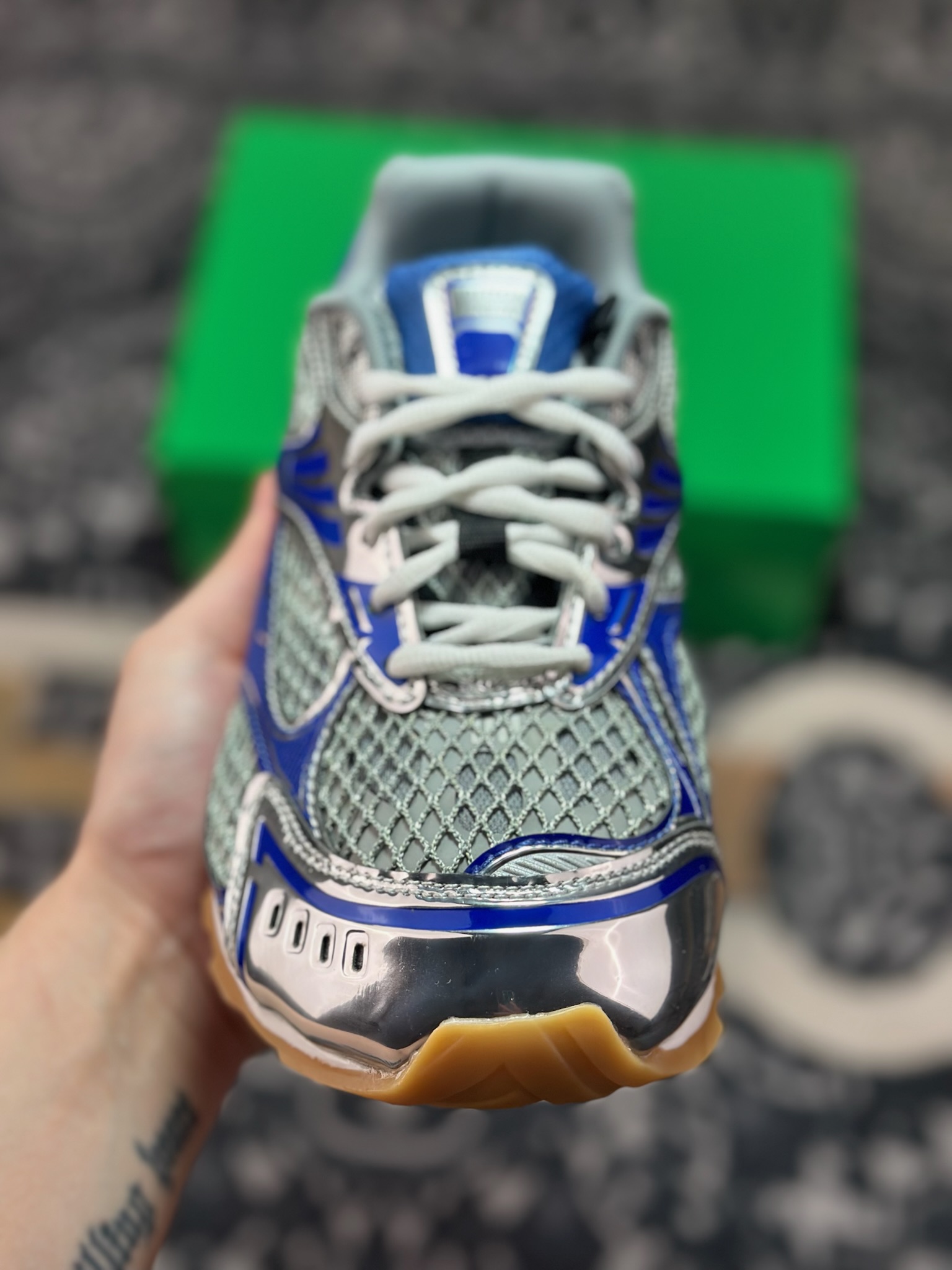 B600 Bottega Veneta葆蝶家 Orbit 织物 圆头系带跑鞋 此-Chinese UA Cheap High Quatity Brand Clothes Bags handbags Sneakers wholesale wholesaler seller from China Factory suppliers Fashion Clothing Shoes best Quality Beautiful Price B600 Bottega Veneta葆蝶家 Orbit 织物 圆头系带跑鞋 此