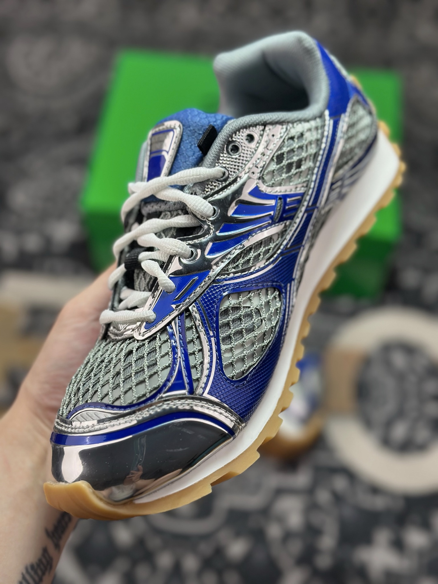 B600 Bottega Veneta葆蝶家 Orbit 织物 圆头系带跑鞋 此-Chinese UA Cheap High Quatity Brand Clothes Bags handbags Sneakers wholesale wholesaler seller from China Factory suppliers Fashion Clothing Shoes best Quality Beautiful Price B600 Bottega Veneta葆蝶家 Orbit 织物 圆头系带跑鞋 此