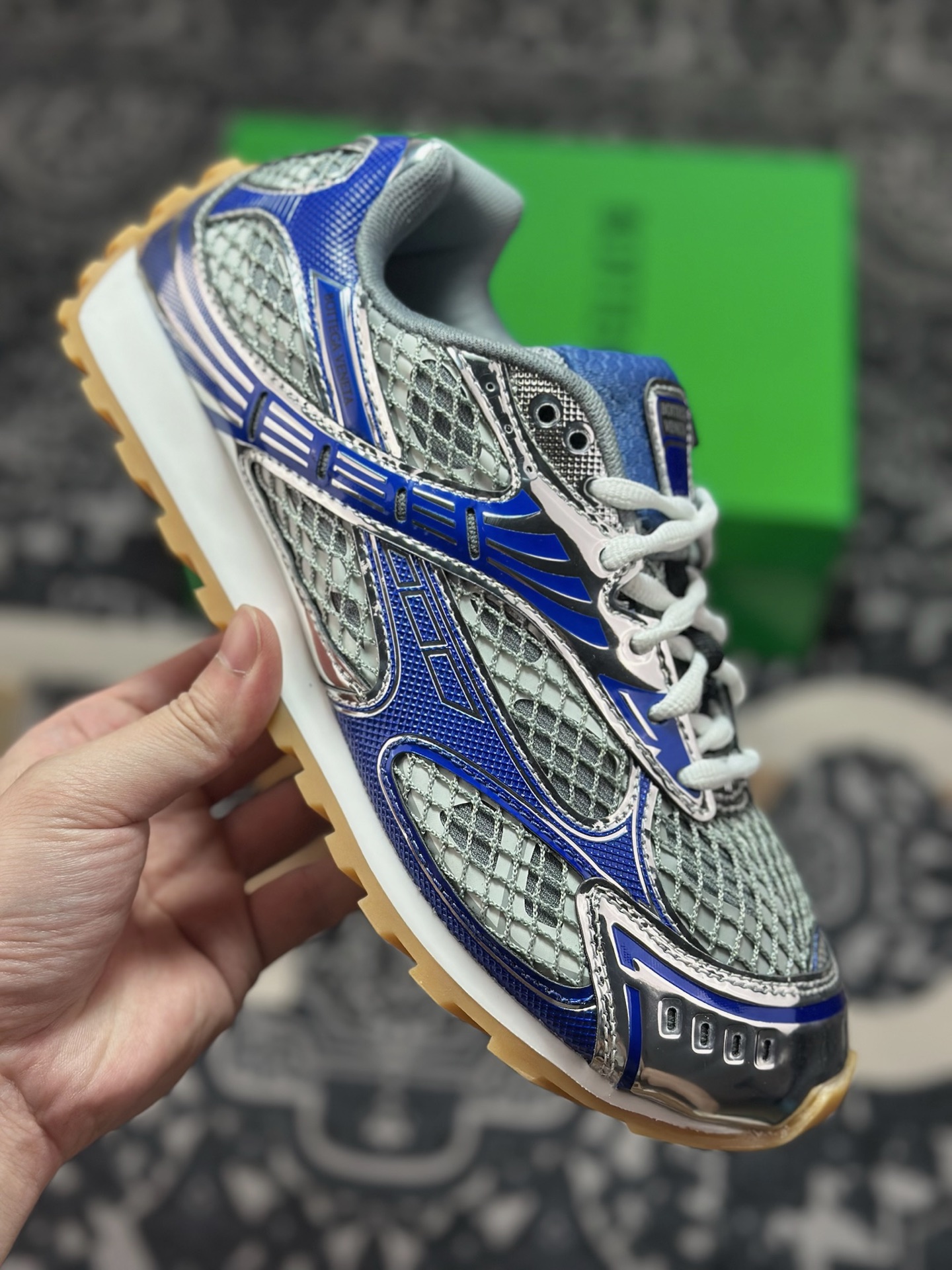 B600 Bottega Veneta葆蝶家 Orbit 织物 圆头系带跑鞋 此-Chinese UA Cheap High Quatity Brand Clothes Bags handbags Sneakers wholesale wholesaler seller from China Factory suppliers Fashion Clothing Shoes best Quality Beautiful Price B600 Bottega Veneta葆蝶家 Orbit 织物 圆头系带跑鞋 此