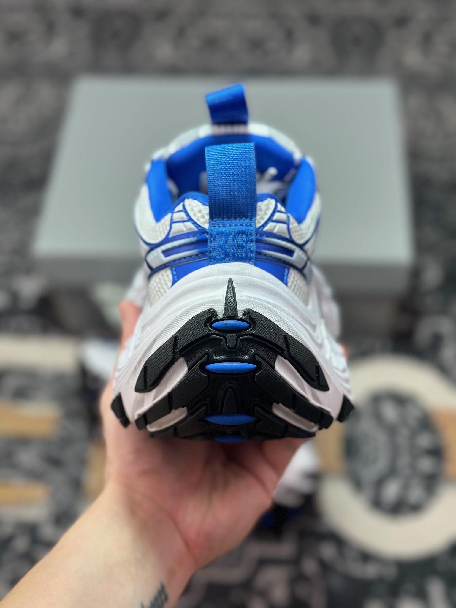 C740 巴黎世家BALENCIAGA Cargo Sneaker 10XL船型系列低帮复古阔型厚底底姥爹风潮流百搭休闲运动鞋“白蓝做旧”815853 W2MV2 0125 6XL-Chinese UA Cheap High Quatity Brand Clothes Bags handbags Sneakers wholesale wholesaler seller from China Factory suppliers Fashion Clothing Shoes best Quality Beautiful Price C740 巴黎世家BALENCIAGA Cargo Sneaker 10XL船型系列低帮复古阔型厚底底姥爹风潮流百搭休闲运动鞋“白蓝做旧”815853 W2MV2 0125 6XL