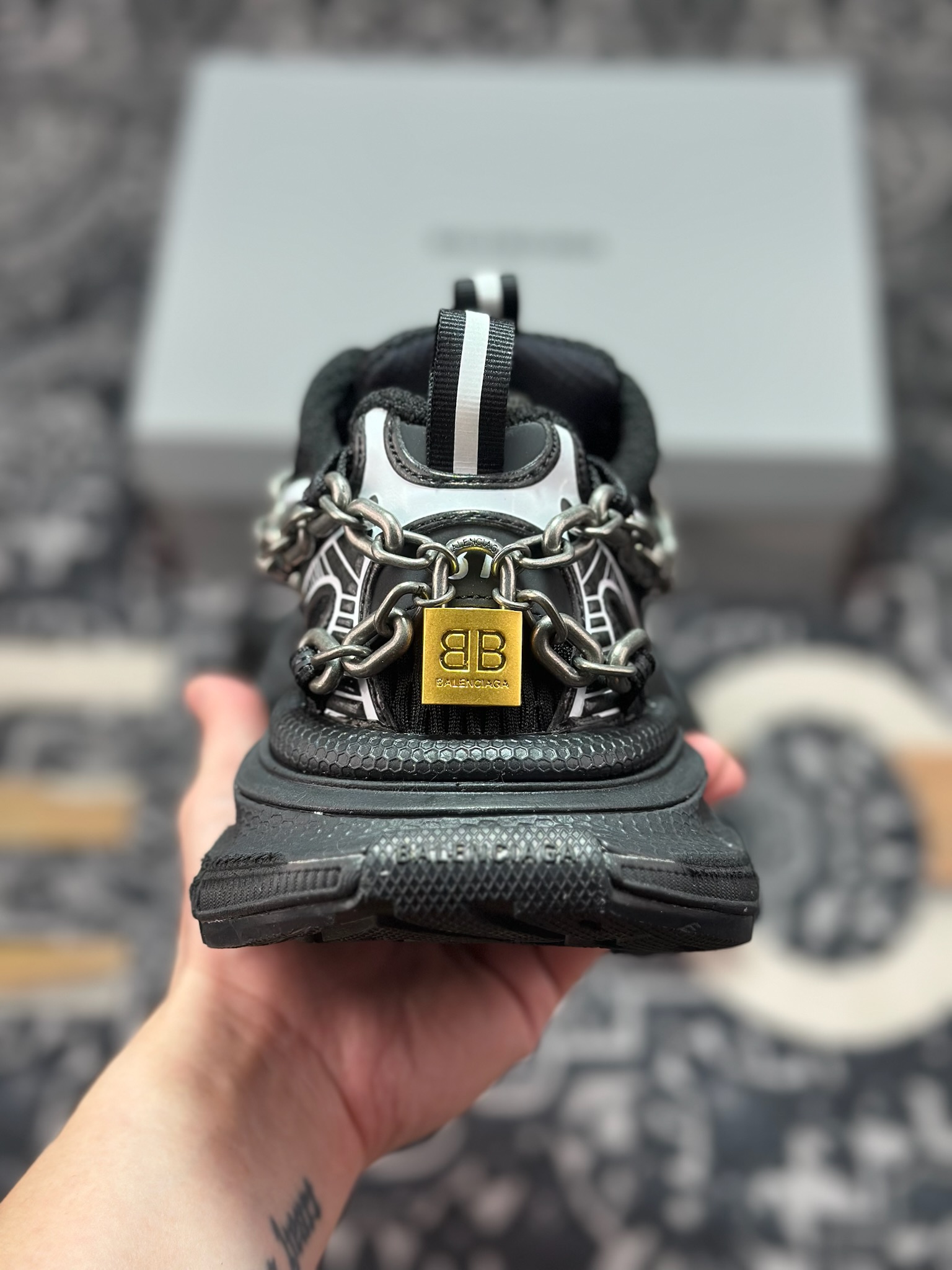 优选 原装级别 Balenciaga 巴黎世家 3XL Chain 锁链款 复古老爹鞋 巴黎世家十代