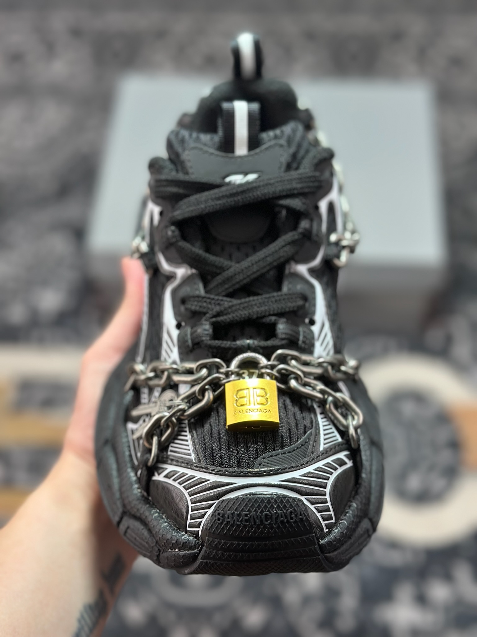 优选 原装级别 Balenciaga 巴黎世家 3XL Chain 锁链款 复古老爹鞋 巴黎世家十代