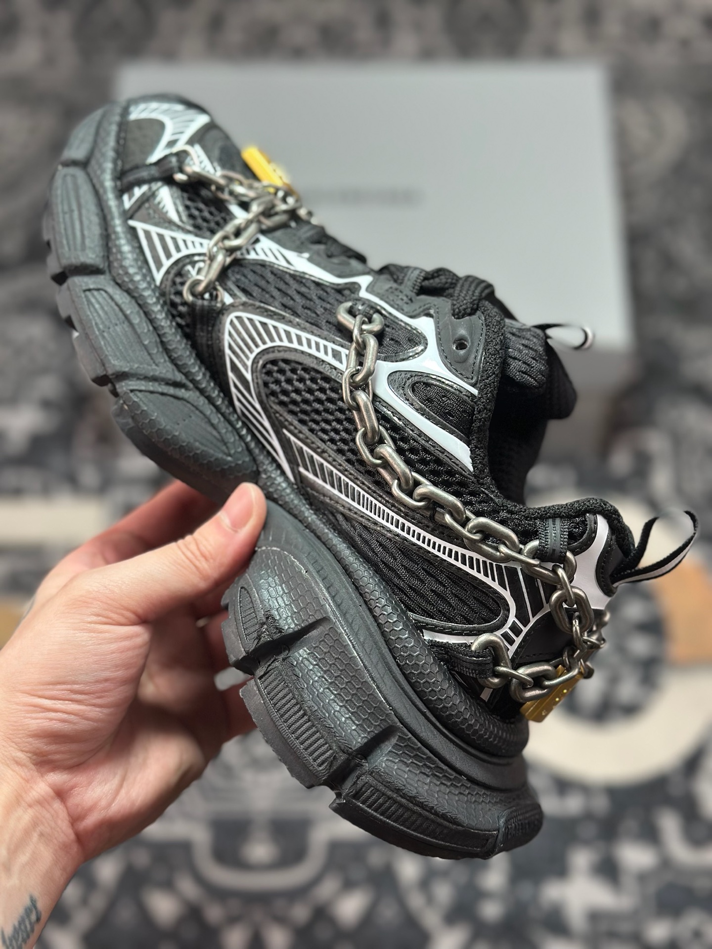 优选 原装级别 Balenciaga 巴黎世家 3XL Chain 锁链款 复古老爹鞋 巴黎世家十代
