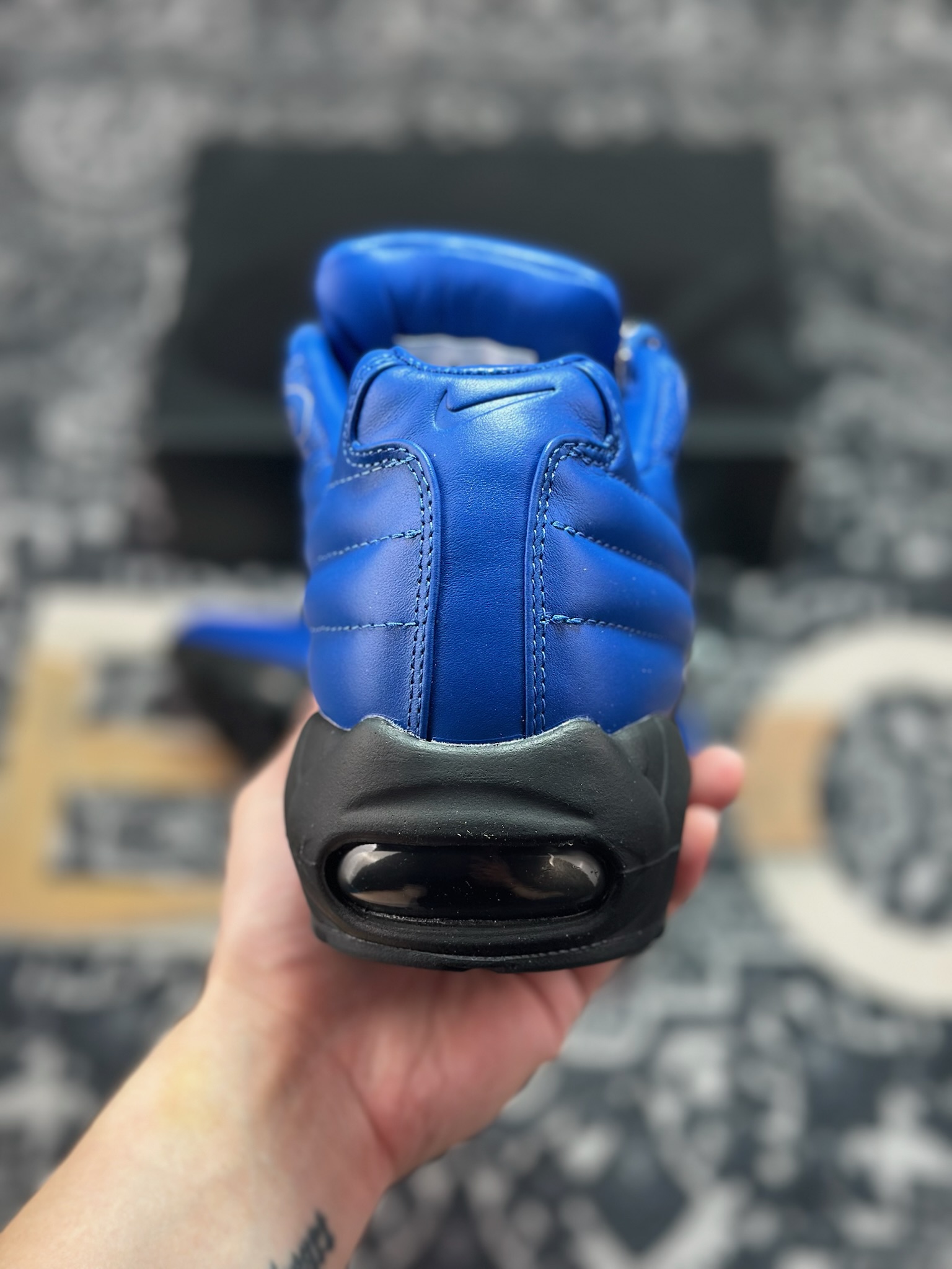 优选 原装级别 纯原 Supreme x NK Air Max 95 LUX 联名款 气垫跑鞋 CI0999-400