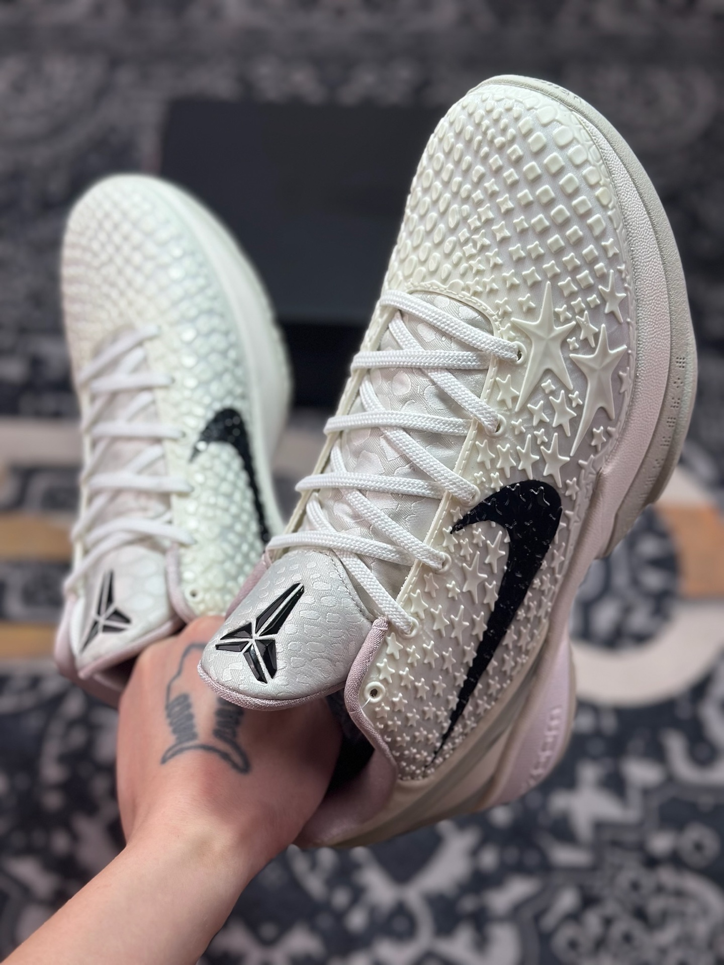 D2450 优选 原装级别 市售最高版本 Nike Zoom Kobe 6 protro ”AIl Star 2.0 白色 FQ3546-100