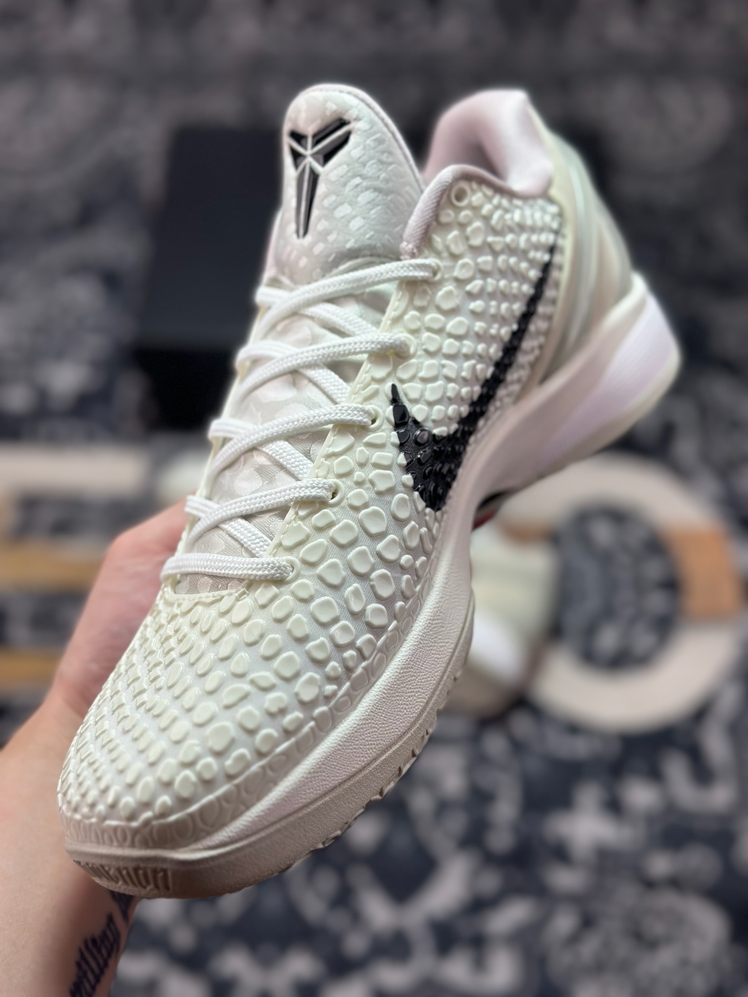 D2450 优选 原装级别 市售最高版本 Nike Zoom Kobe 6 protro ”AIl Star 2.0 白色 FQ3546-100