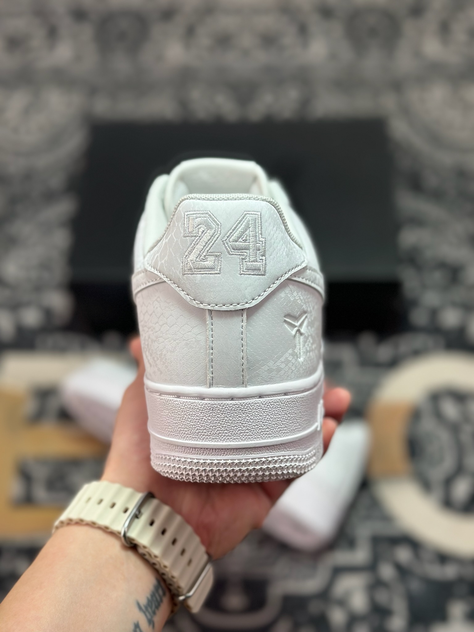A8220 优选 原装级别 Nike Air Force 1 Low Kobe Forever White 白色  IB0018-100