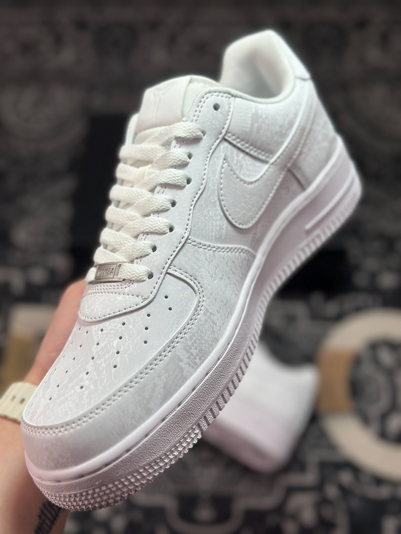 A8220 优选 原装级别 Nike Air Force 1 Low Kobe Forever White 白色  IB0018-100