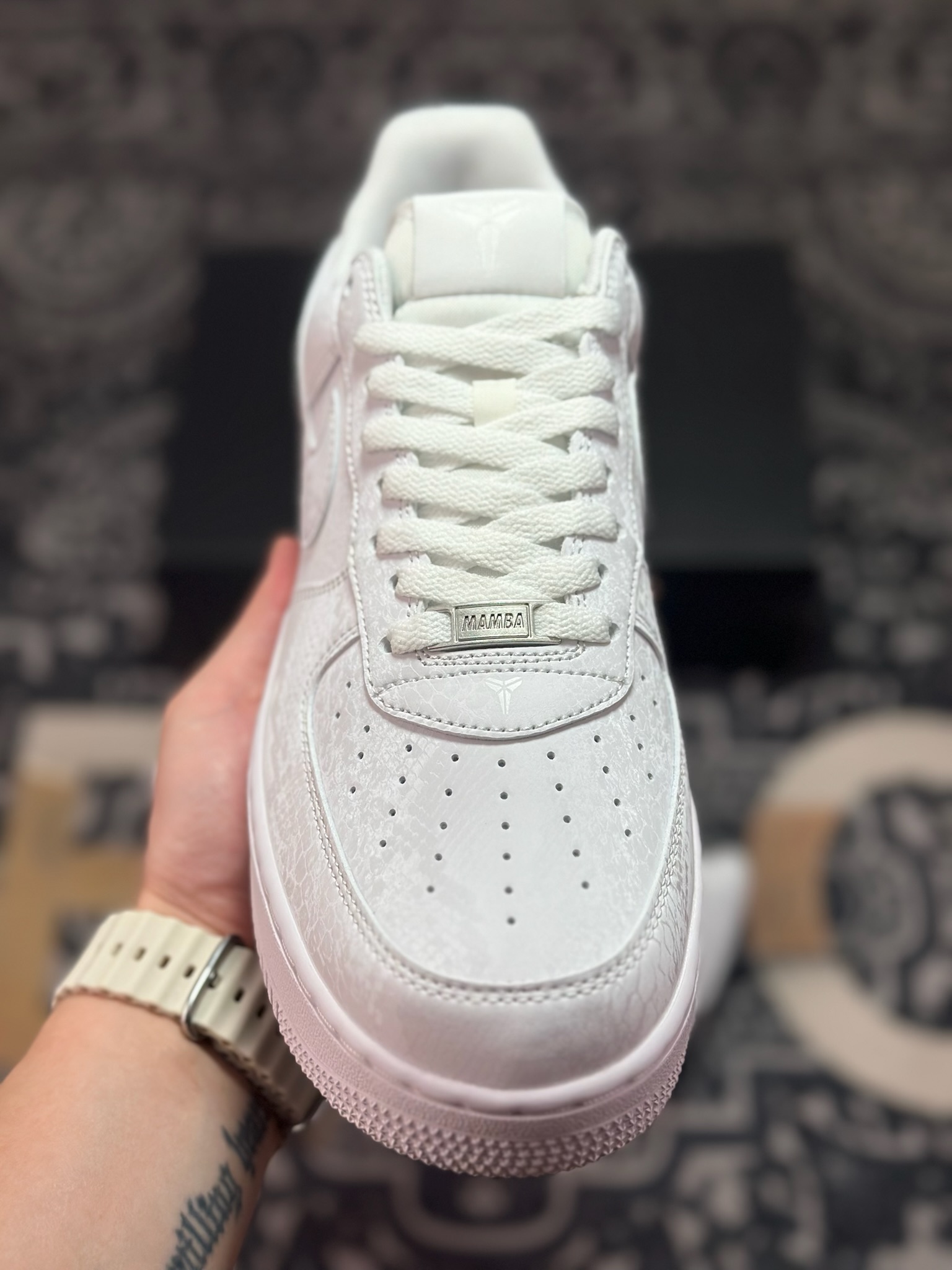 A8220 优选 原装级别 Nike Air Force 1 Low Kobe Forever White 白色  IB0018-100