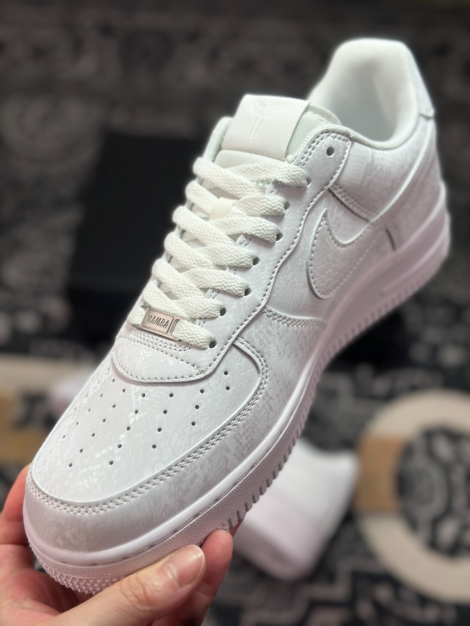 A8220 优选 原装级别 Nike Air Force 1 Low Kobe Forever White 白色  IB0018-100