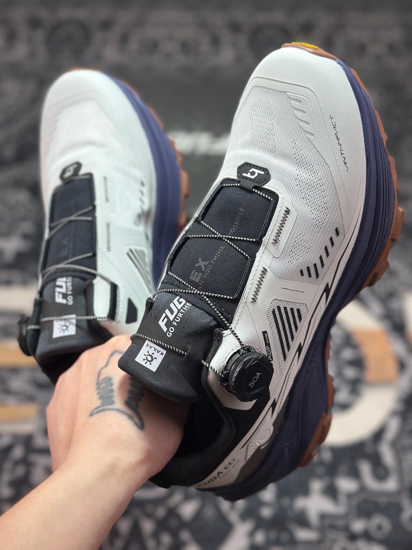 原装级别 凯乐石 KAILAS FUGA EX3 BOA 厚底缓冲徒步跑山