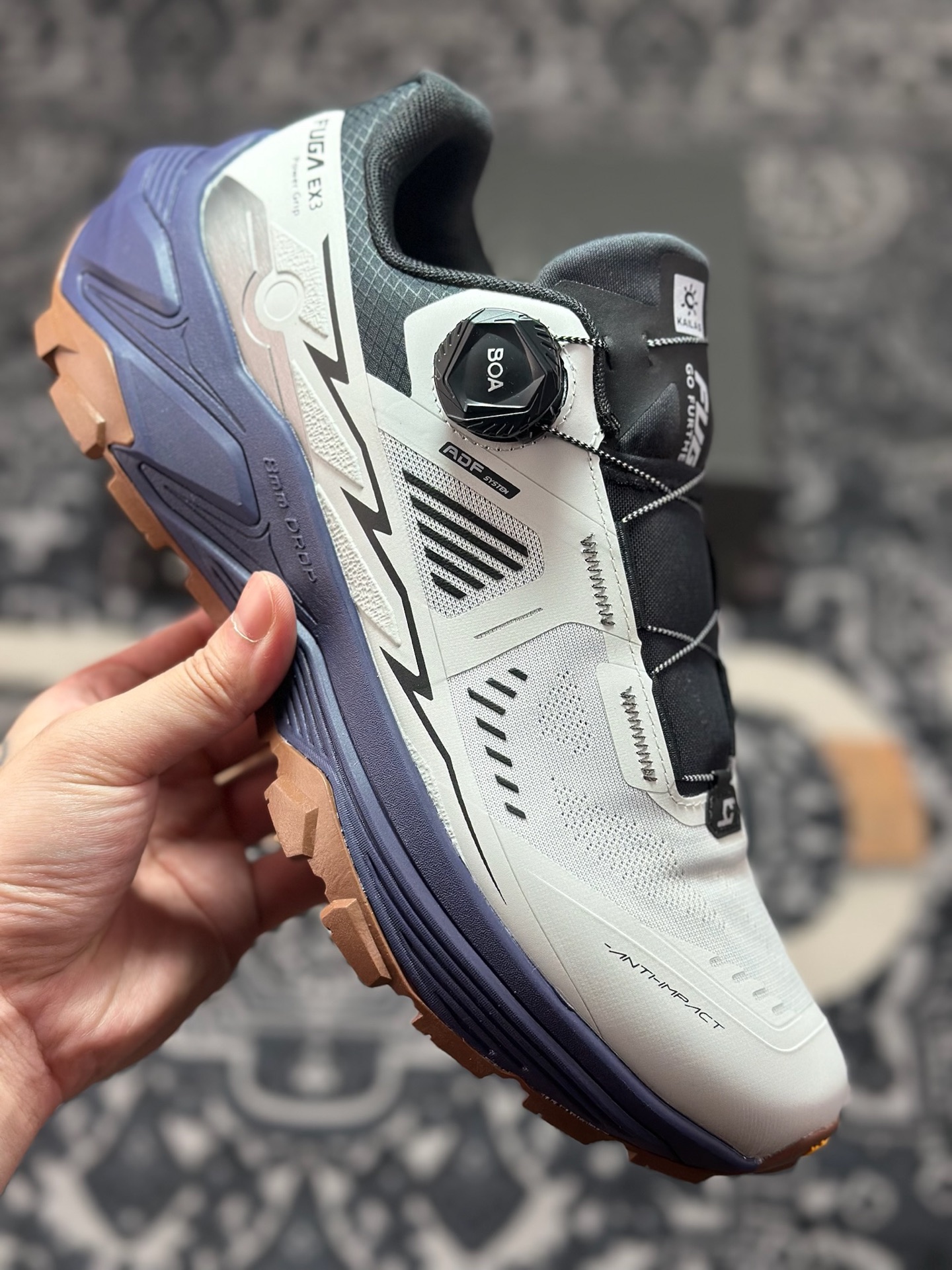 原装级别 凯乐石 KAILAS FUGA EX3 BOA 厚底缓冲徒步跑山