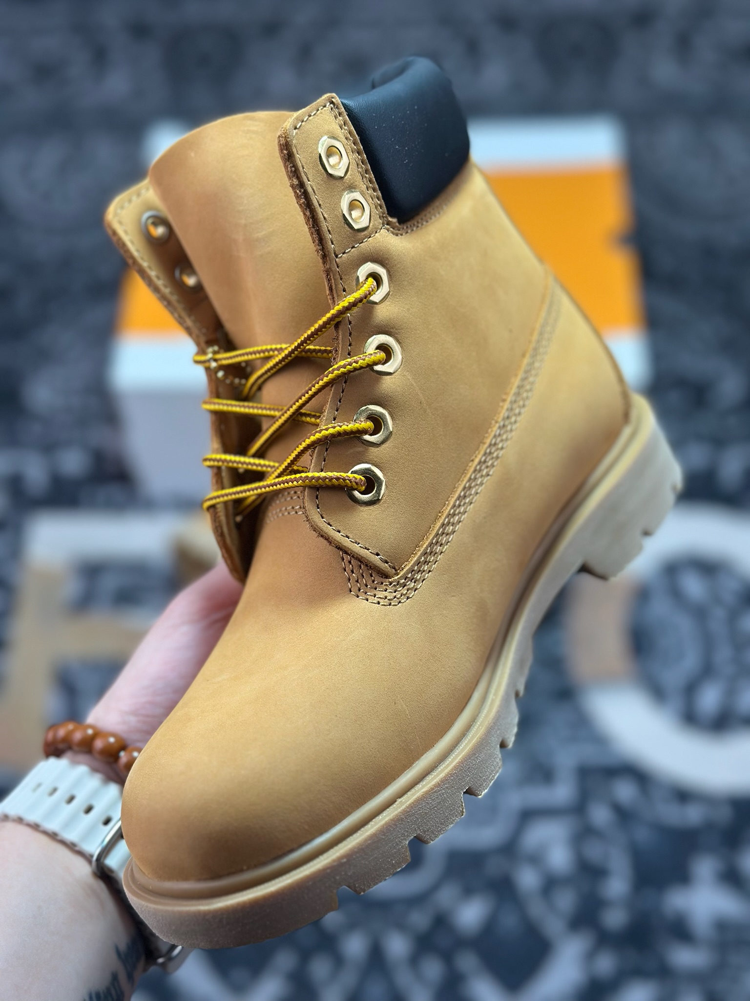 原装级别 新货Timberland添柏岚/天伯伦经典款户外休闲高帮大黄靴