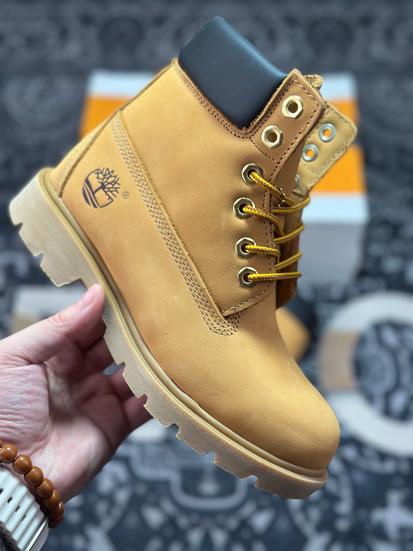 原装级别 新货Timberland添柏岚/天伯伦经典款户外休闲高帮大黄靴