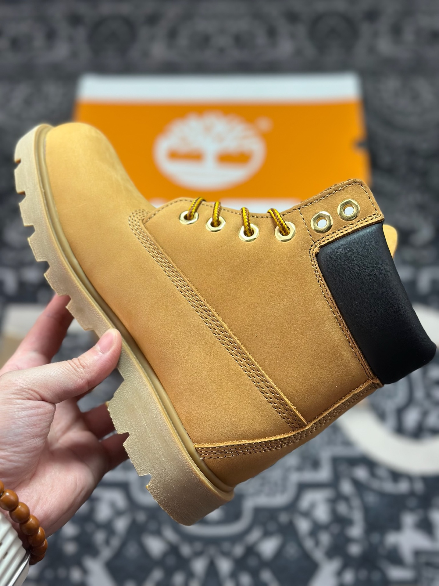 原装级别 新货Timberland添柏岚/天伯伦经典款户外休闲高帮大黄靴