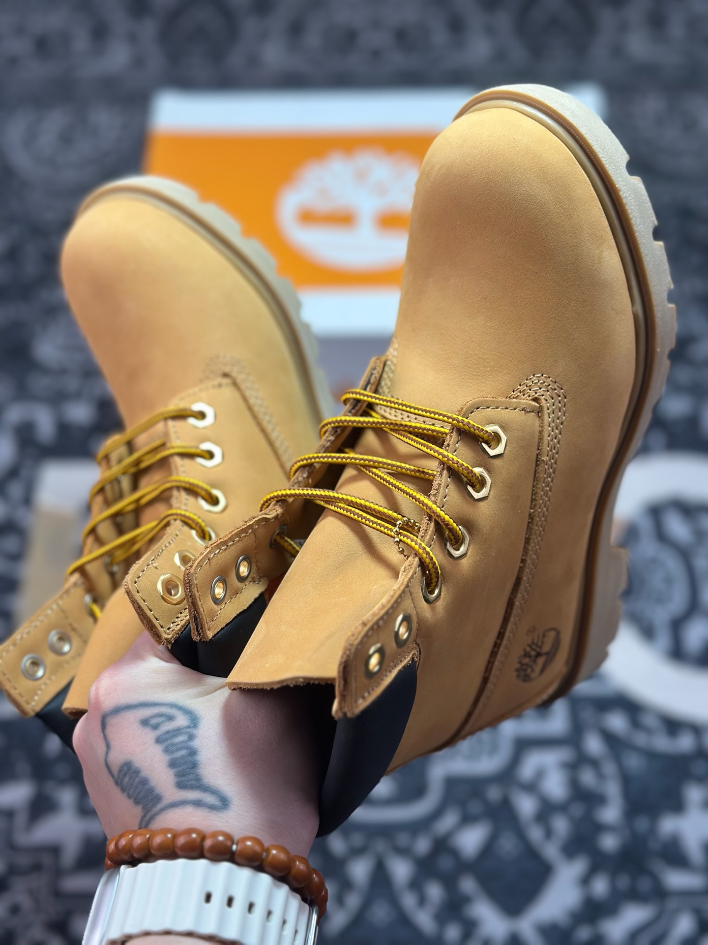 原装级别 新货Timberland添柏岚/天伯伦经典款户外休闲高帮大黄靴