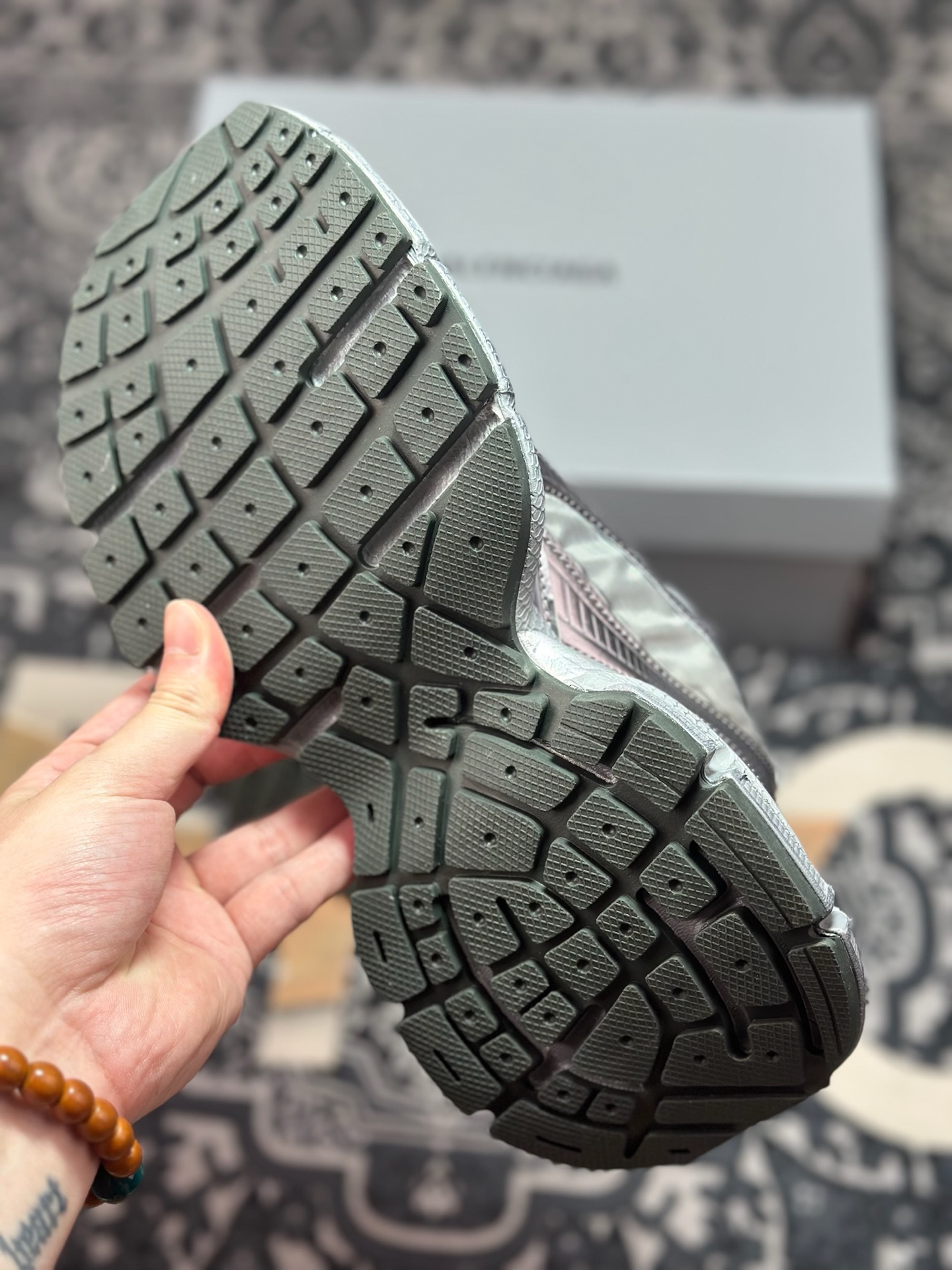 优选 原装级别 BALENCIAGA 3XL Sneakers 3+系列巴黎世家低帮复古阔型底姥爹风潮流百搭休闲慢跑鞋“网织浅灰银” 734733 W3XNY 1100