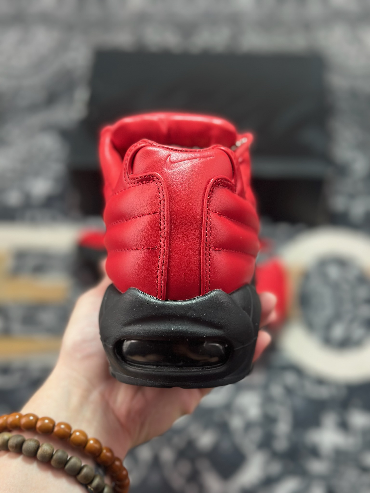 优选 原装级别 纯原 Supreme x NK Air Max 95 LUX 联名款 气垫跑鞋 CI0999-600