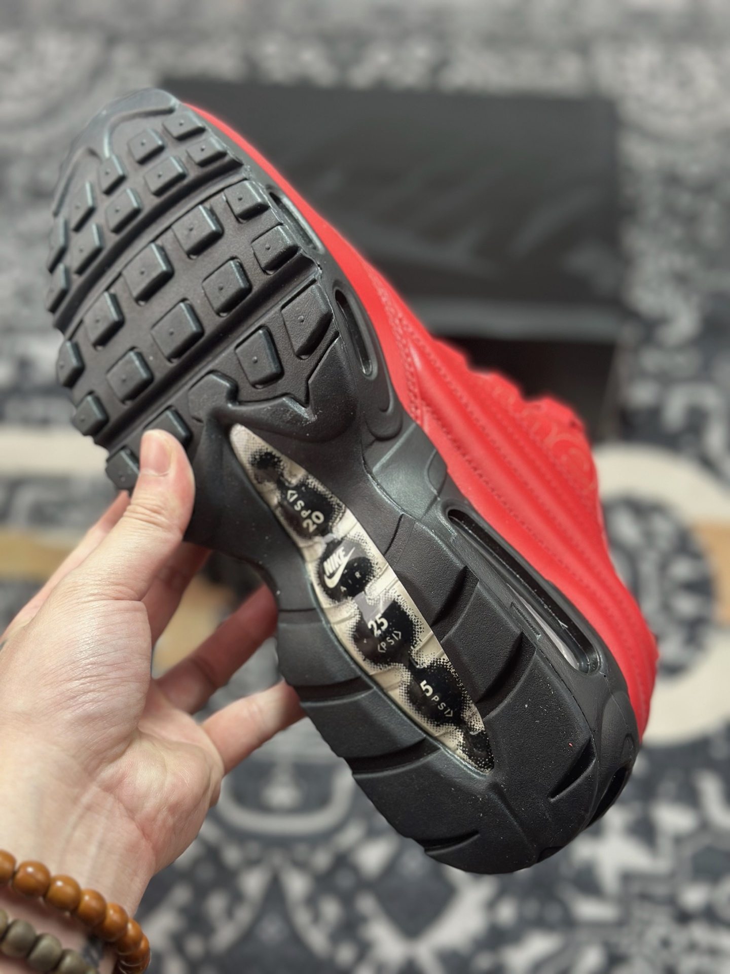 优选 原装级别 纯原 Supreme x NK Air Max 95 LUX 联名款 气垫跑鞋 CI0999-600