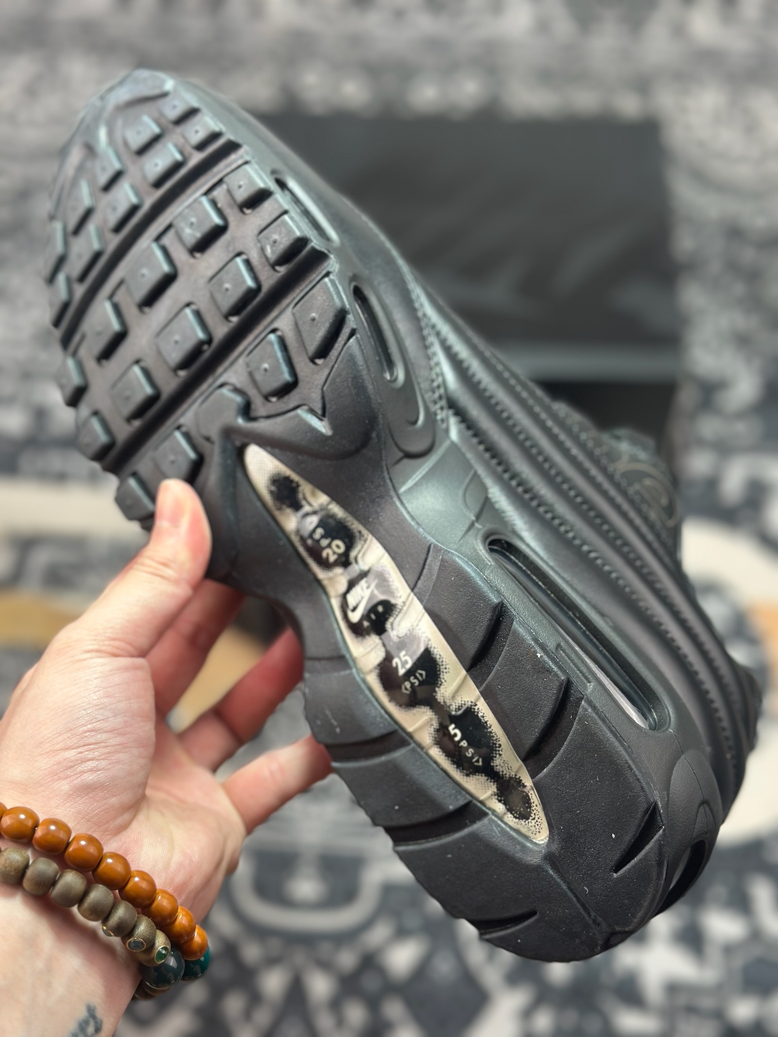 优选 原装级别 纯原 Supreme x NK Air Max 95 LUX 联名款 气垫跑鞋 CI0999-001